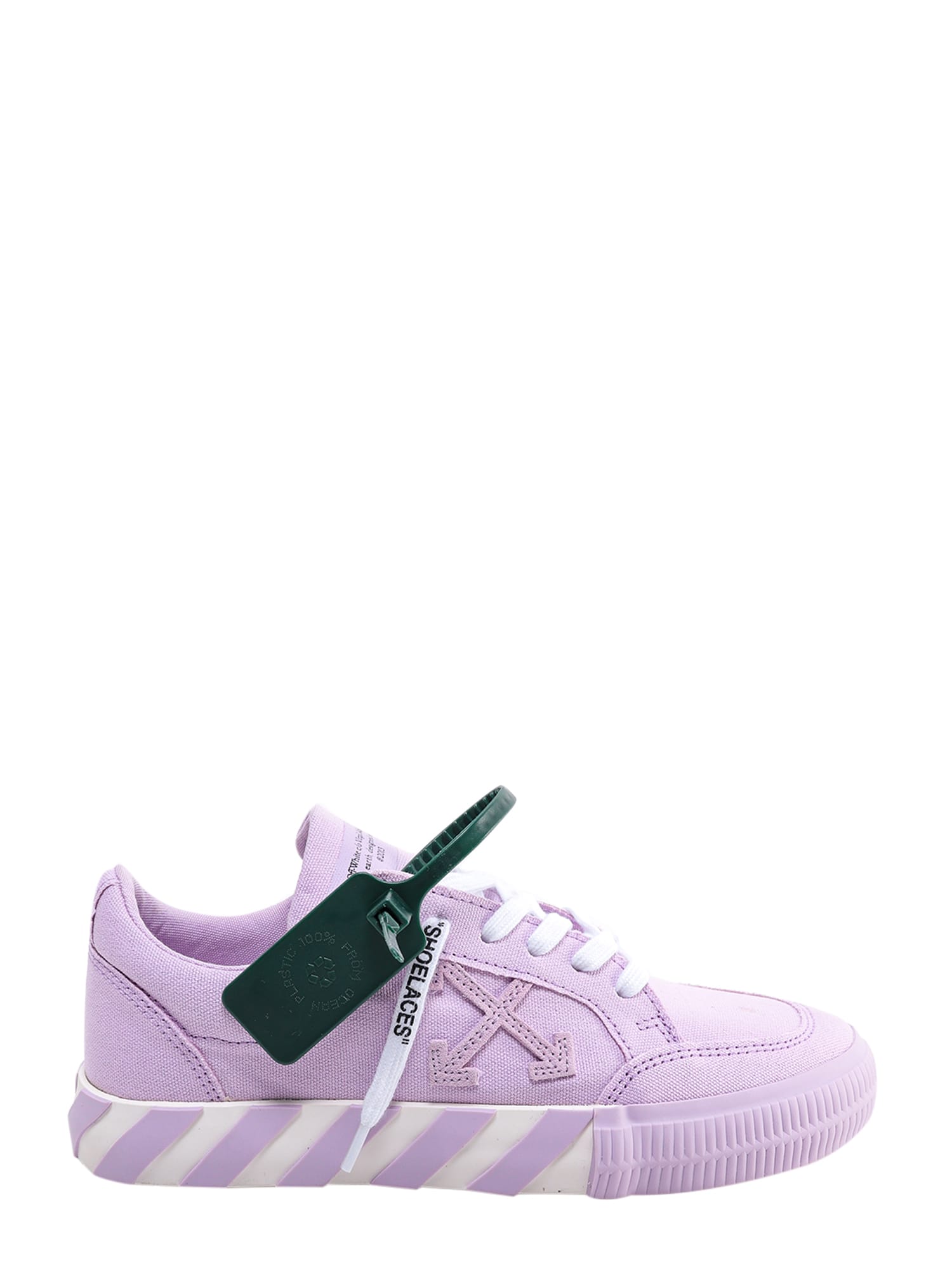 Off-White Low Vulcanized Outlined Leather Sneakers - Farfetch