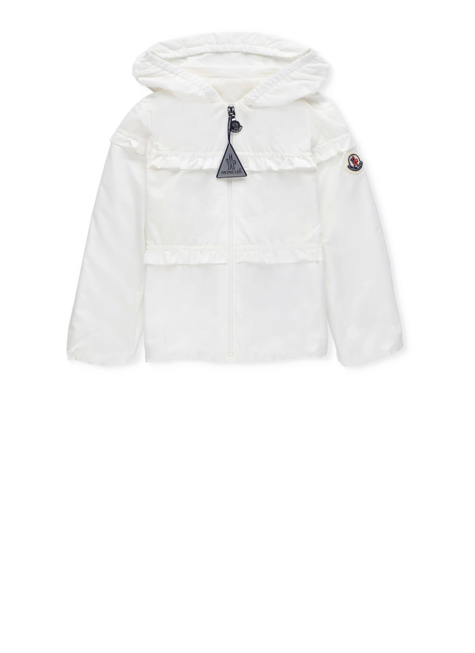 Shop Moncler Hiti Jacket In White