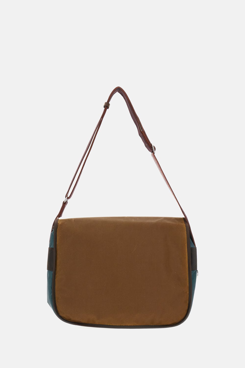 Barbour X Paul Smith Tarras Waxed Messenger Bag In Brown