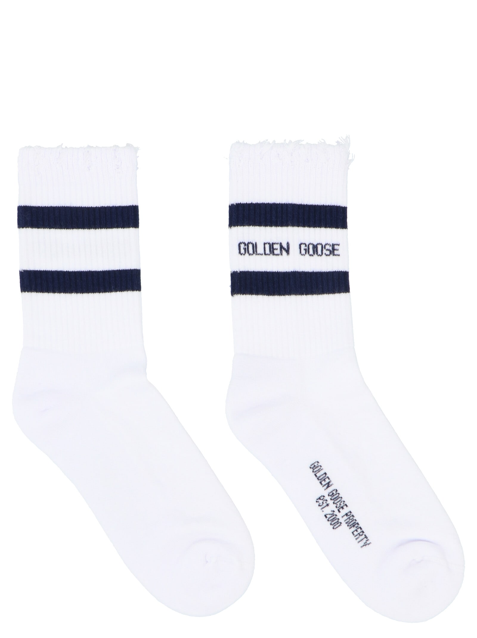 Golden Goose Logo Socks