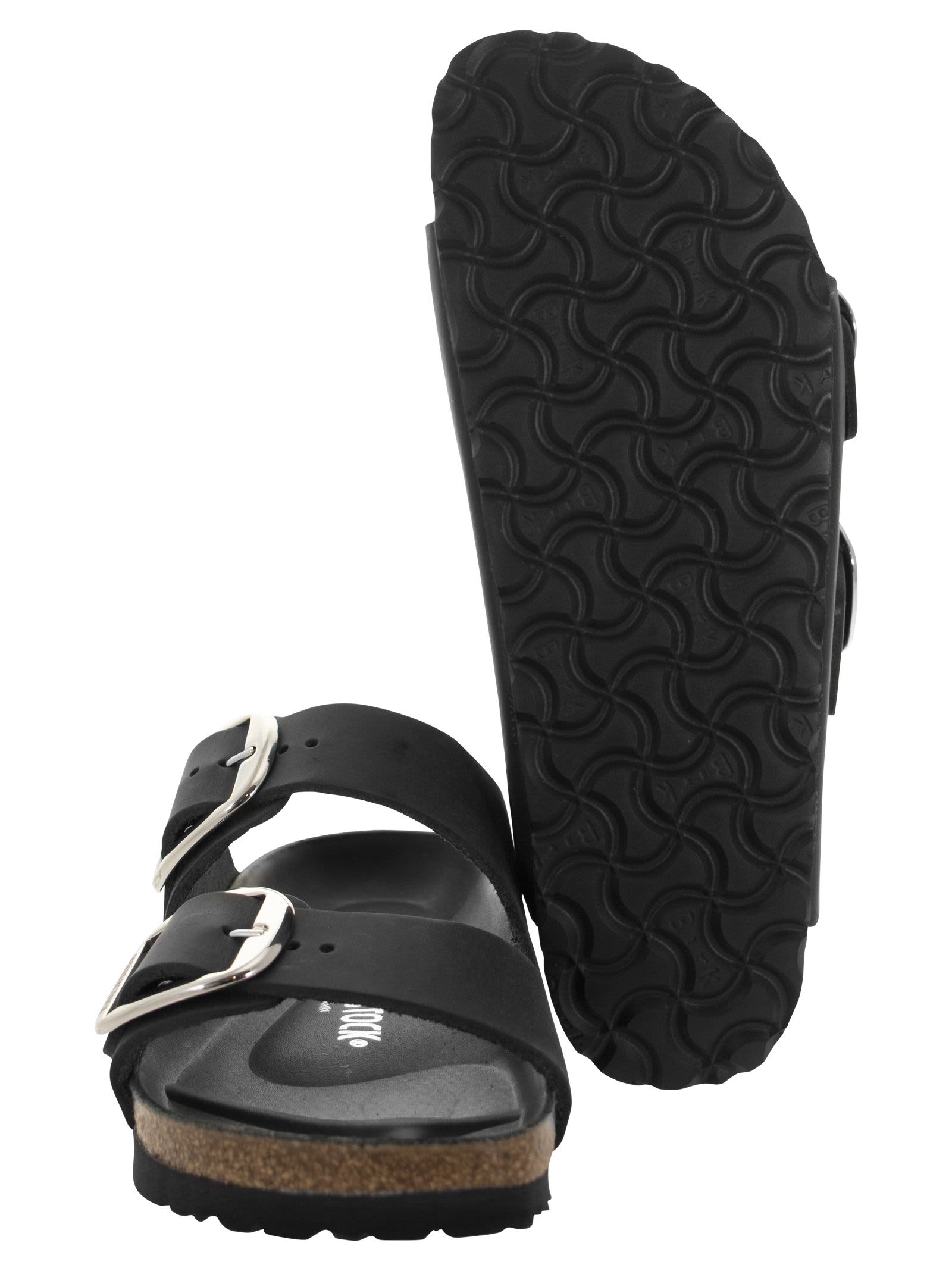 Shop Birkenstock Arizona - Slipper Sandal In Black