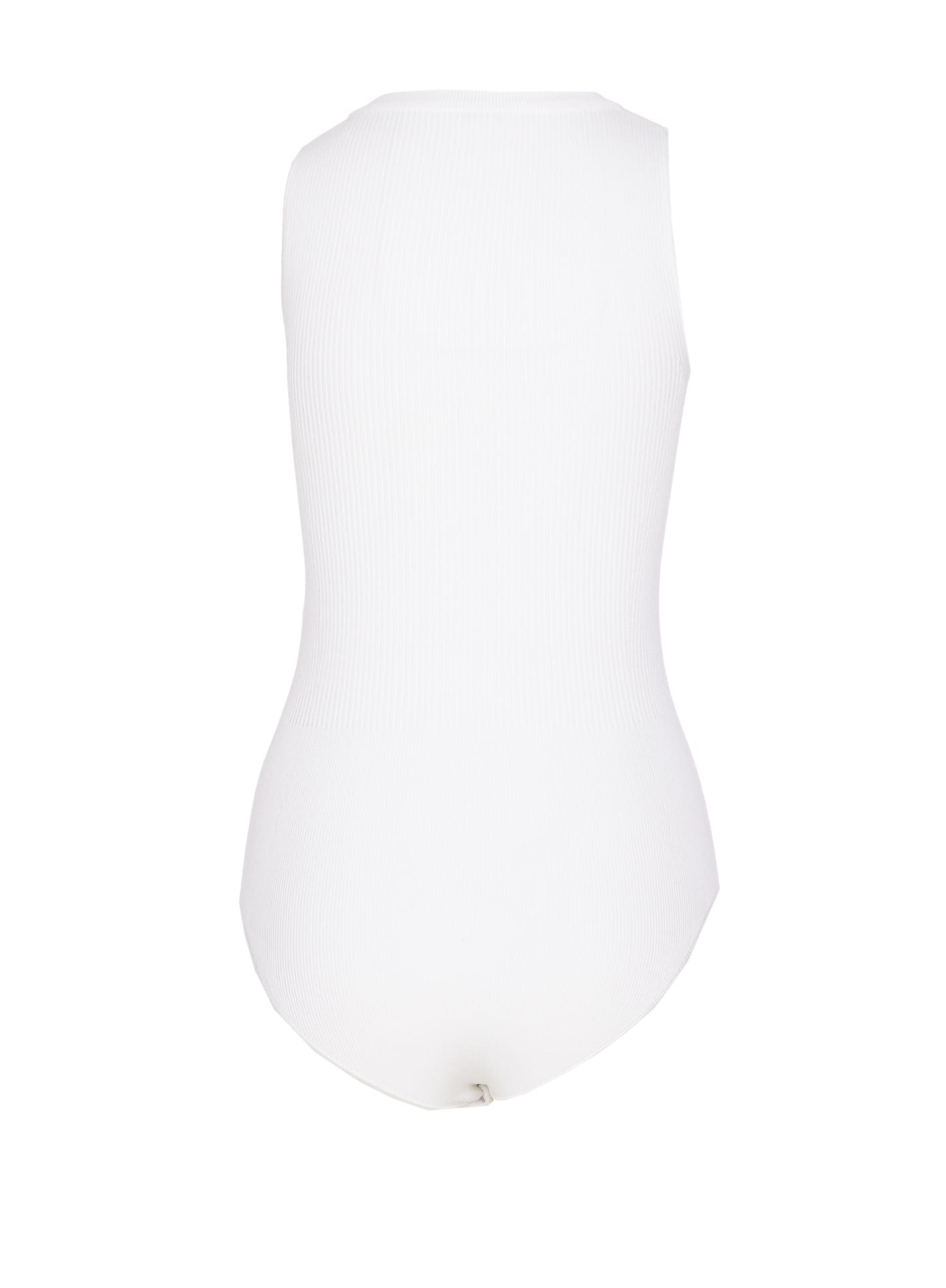 Alaïa Sleeveless One-piece Vest In White
