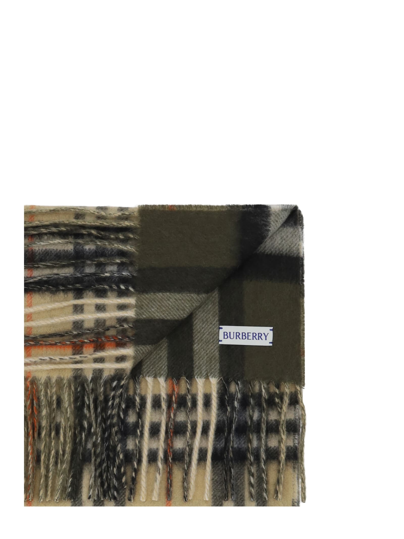 Shop Burberry Scarf In Sandloch