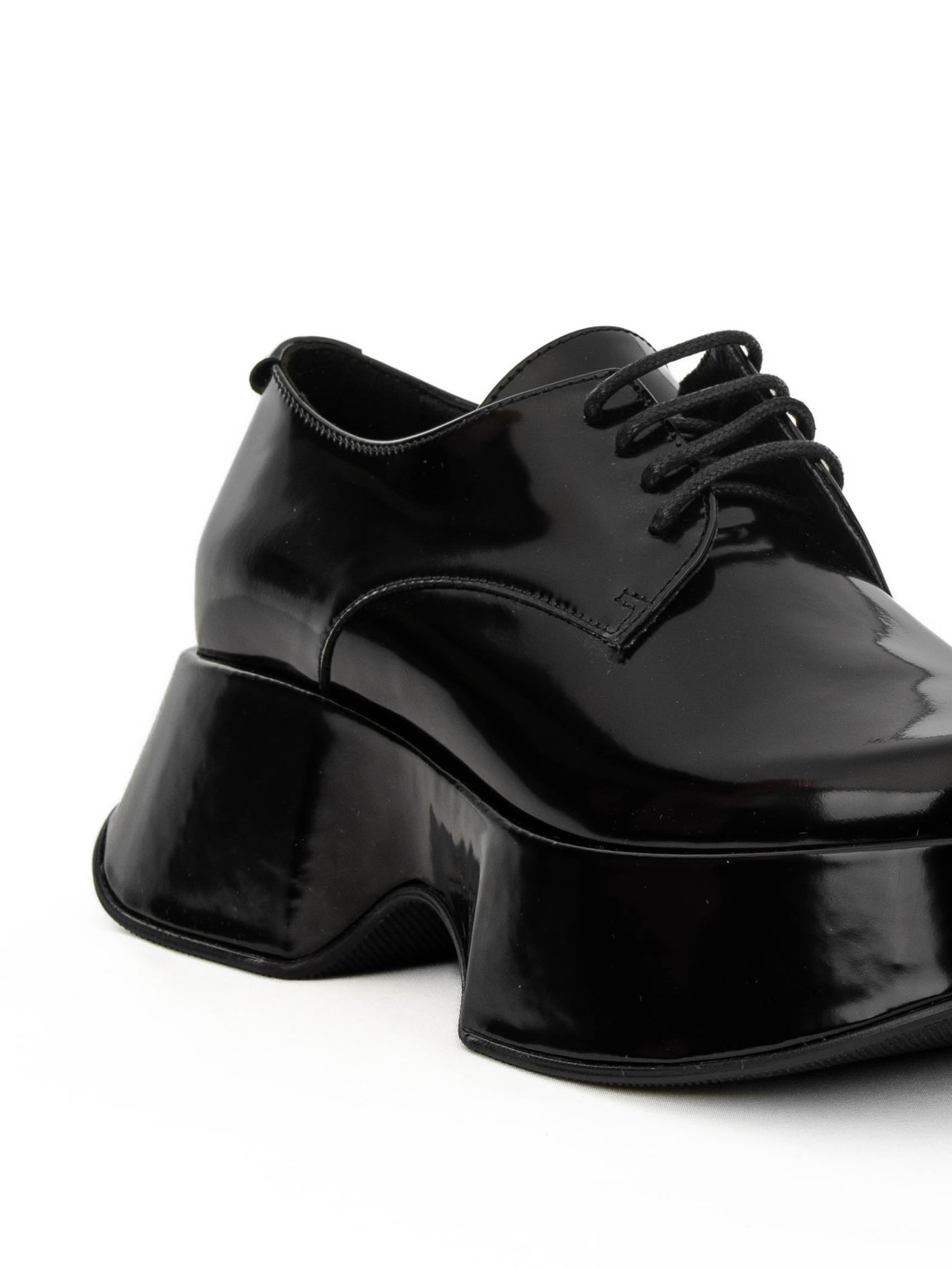 VIC MATIE BLACK LEATHER DERBY 