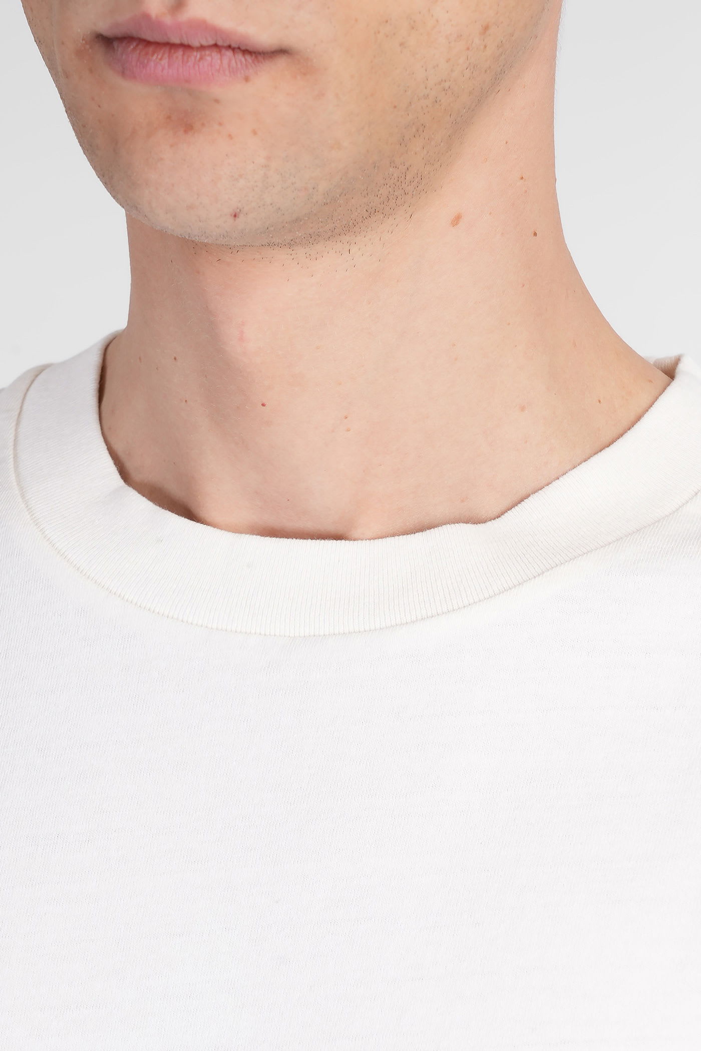 John Elliott T-shirt In Beige Cotton