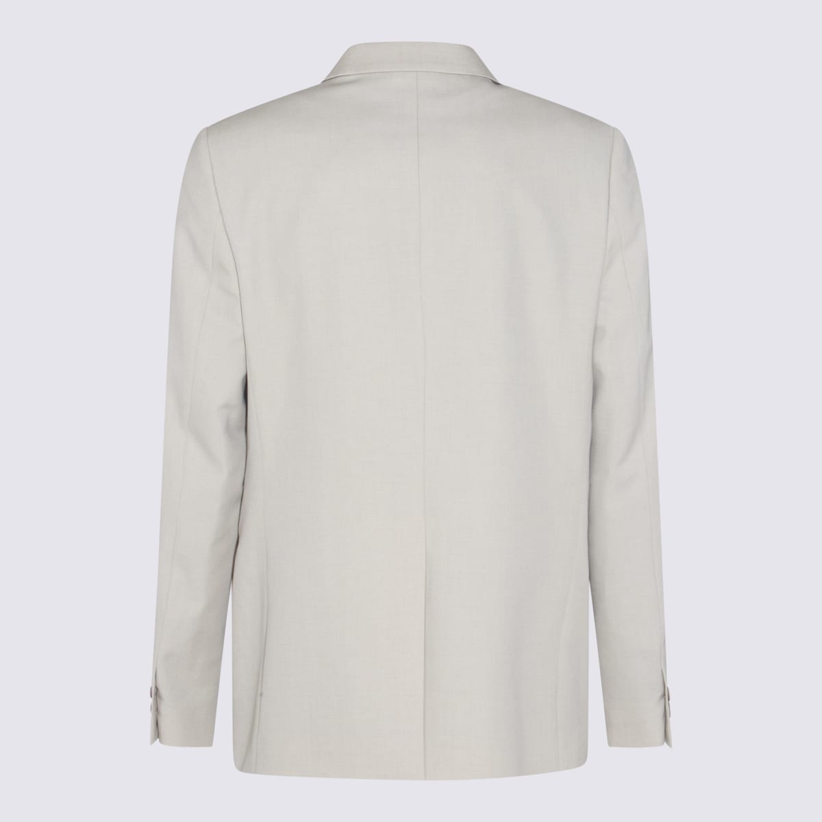 Fendi Cream Wool Blazer In White