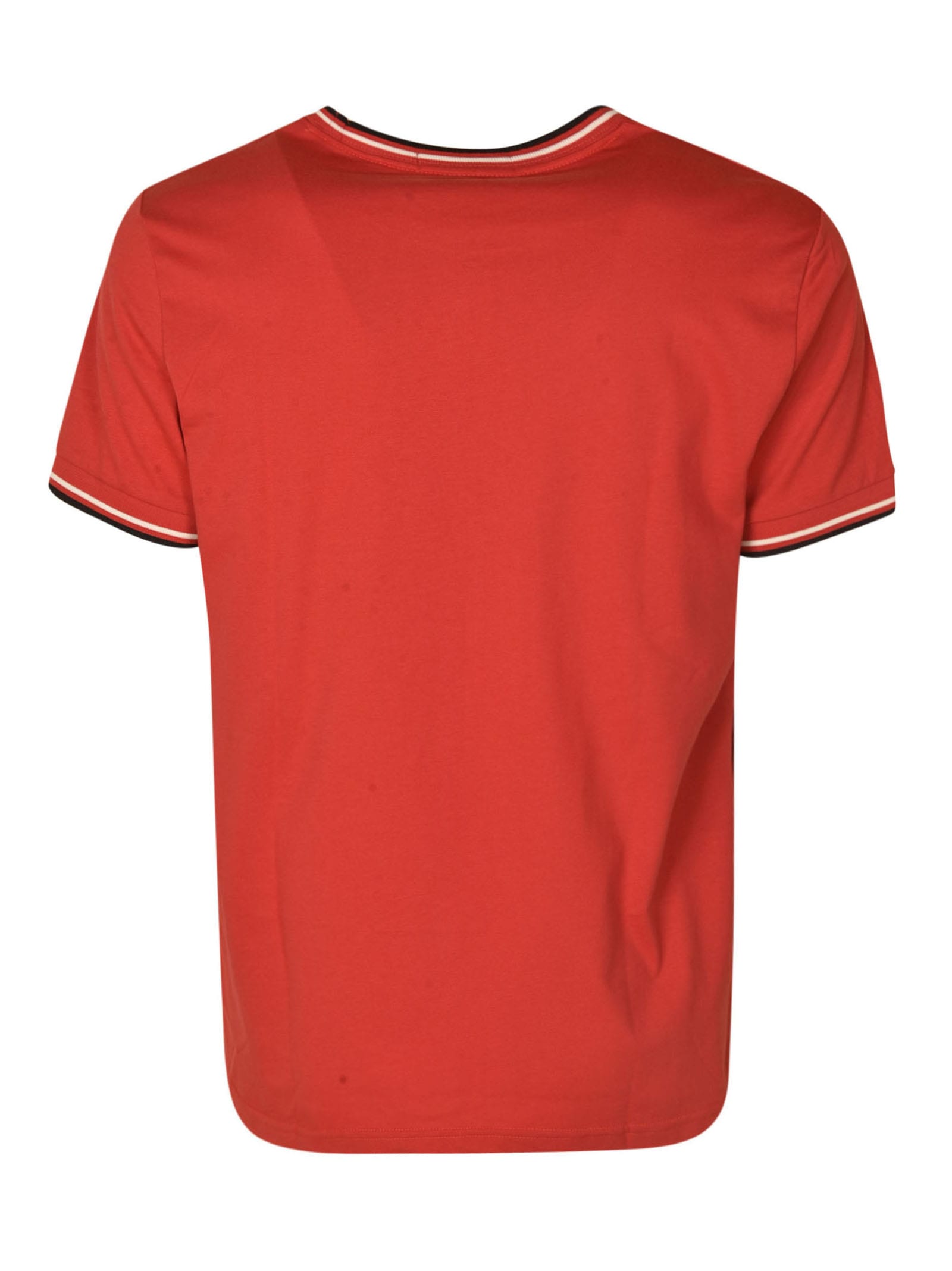 Shop Fred Perry Twin Tipped T-shirt In Washed Red