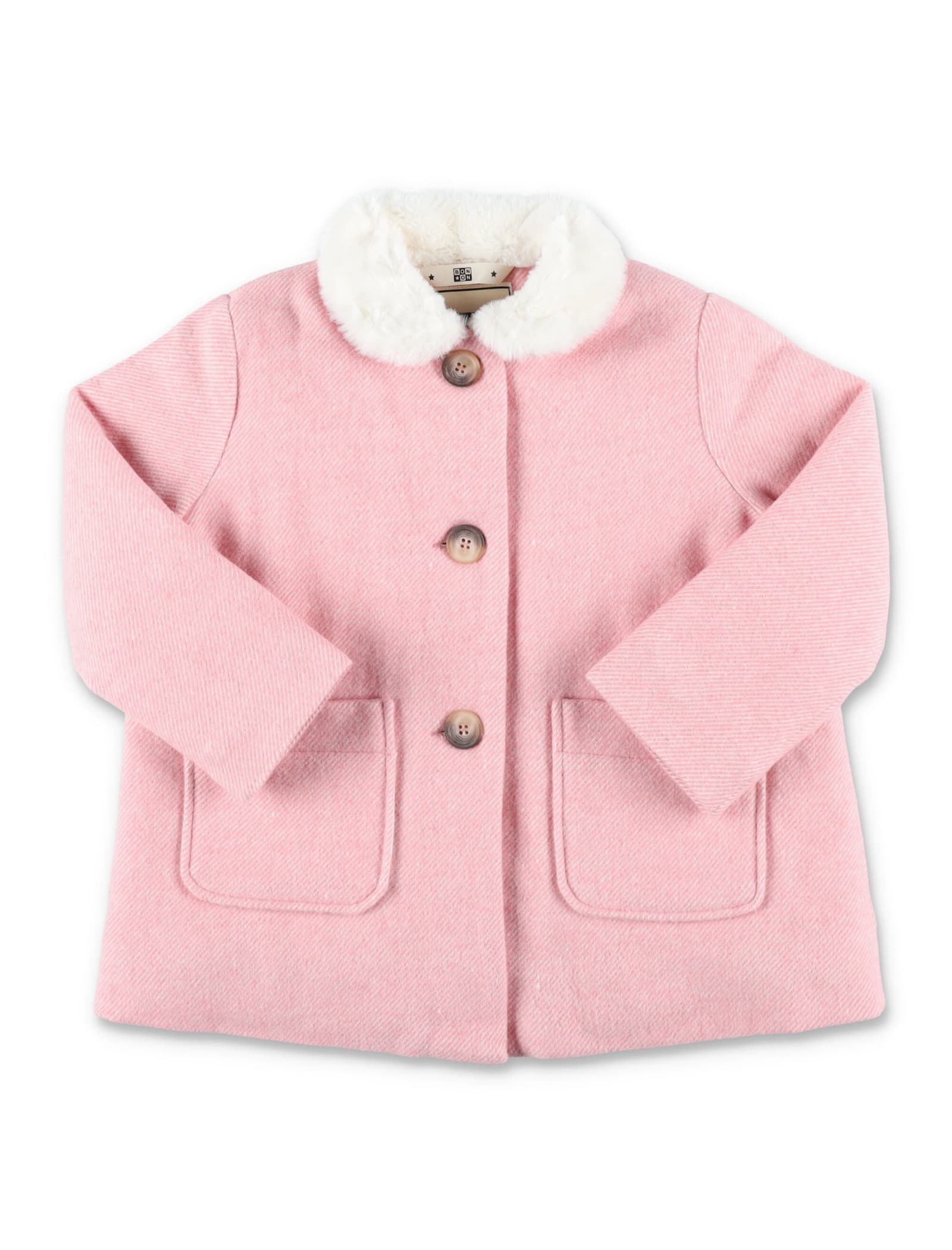 Shop Bonton Coat In Rose