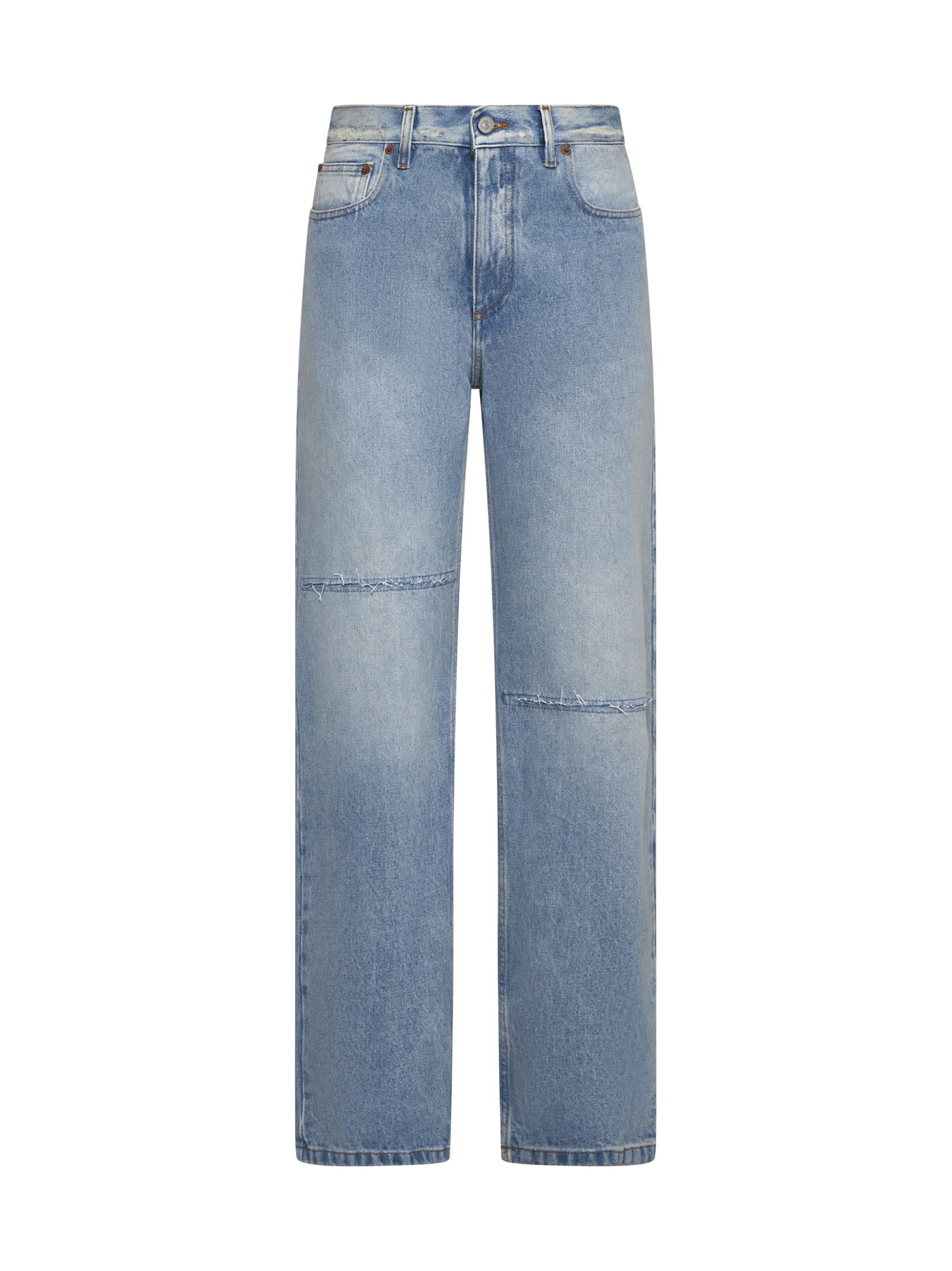 Shop Mm6 Maison Margiela Jeans In Blu