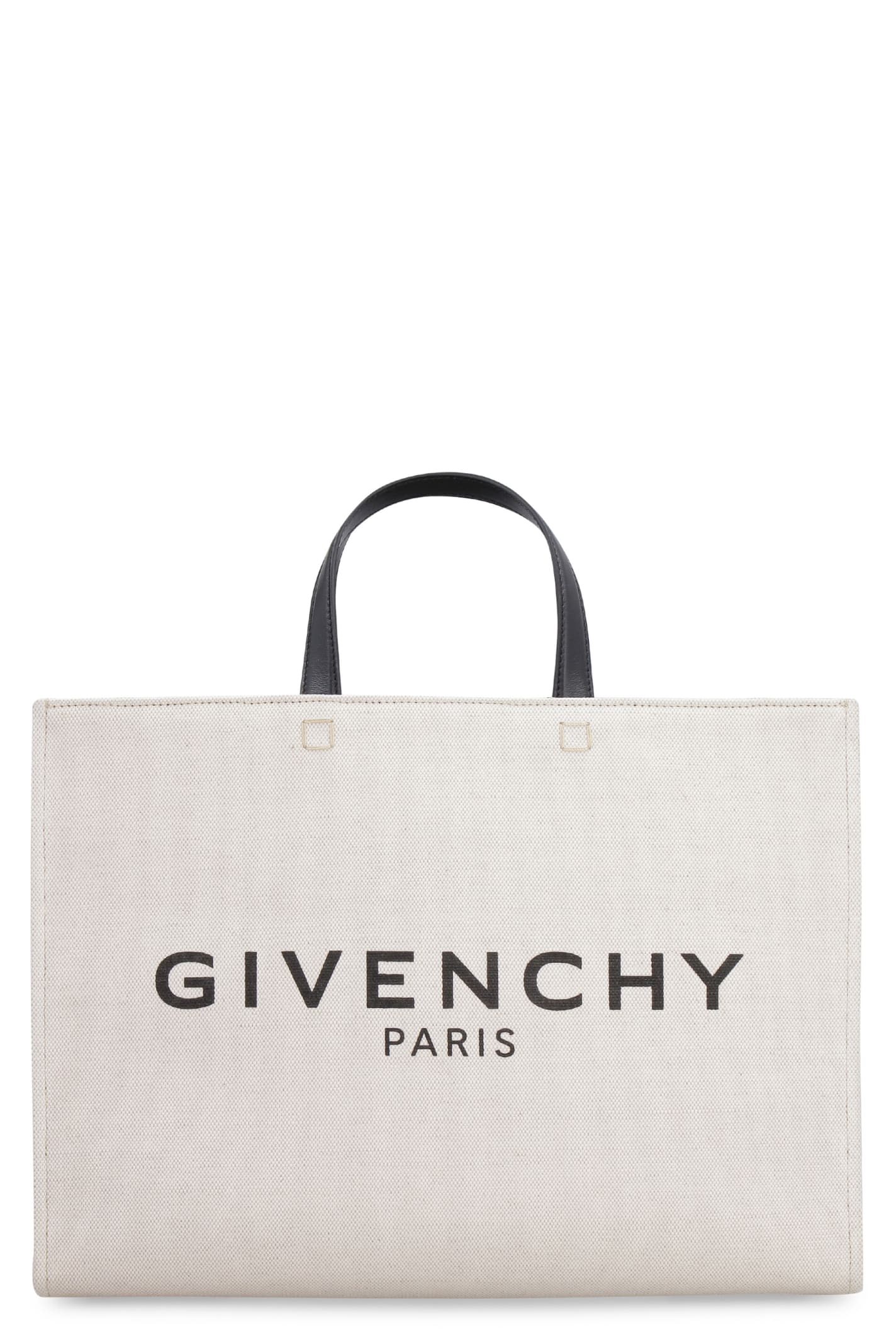 Givenchy G Canvas Tote Bag In Ecru