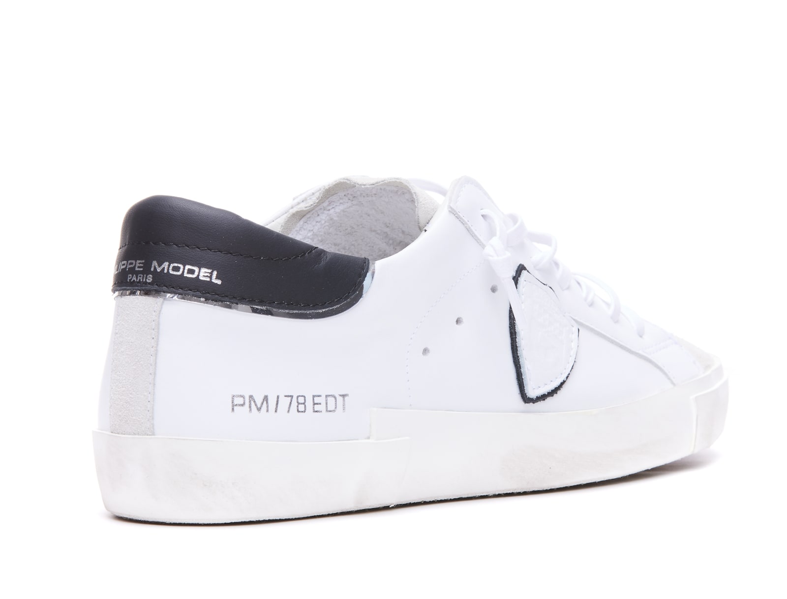 Shop Philippe Model Prsx Low Sneakers  In White