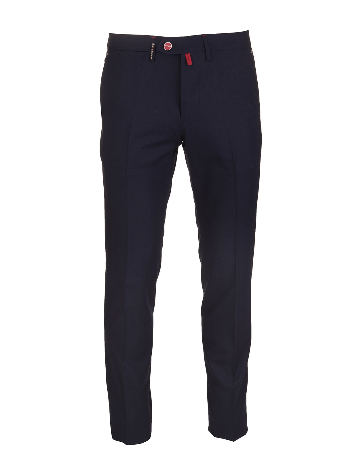 Kiton Blue Navy Classic Trousers