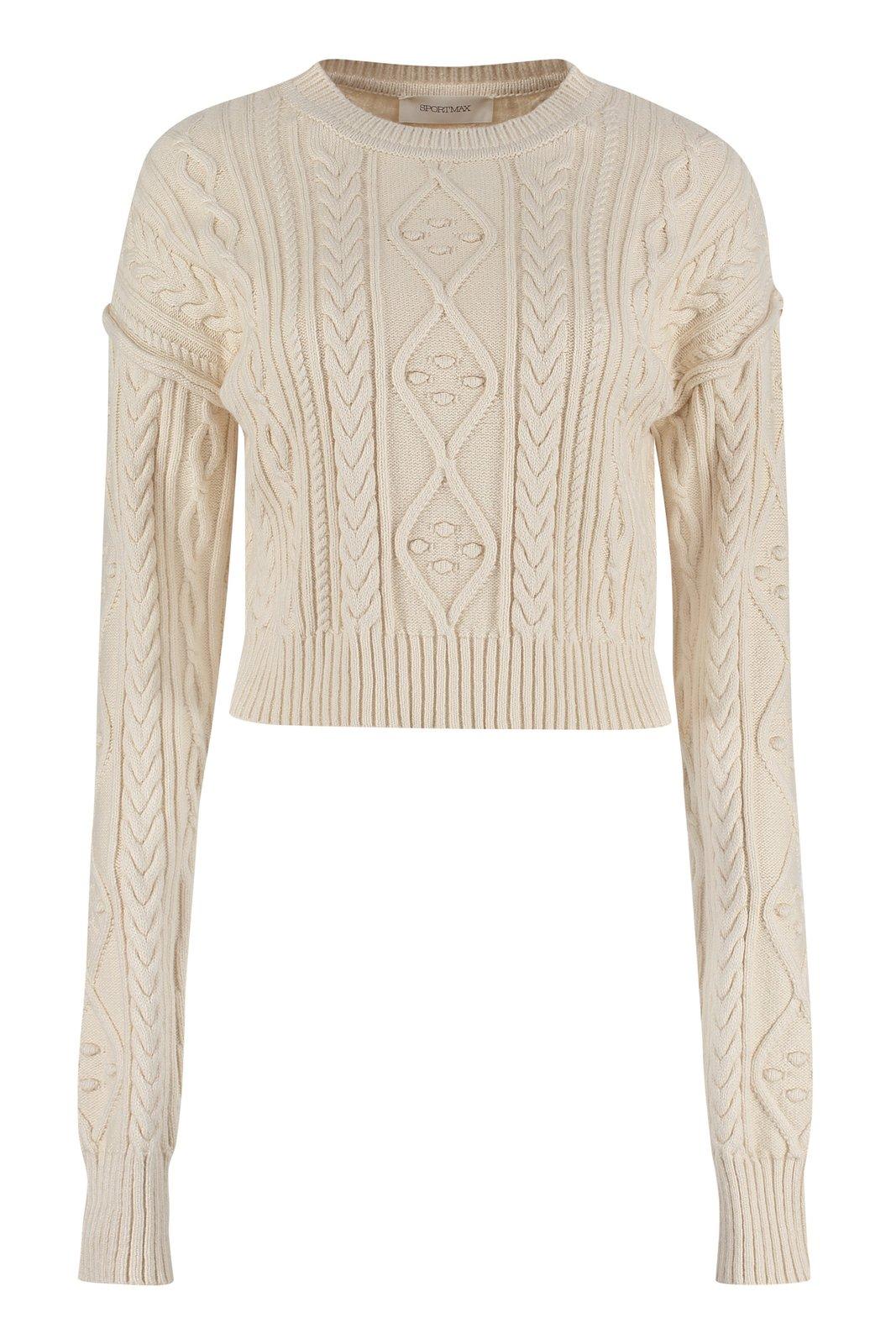 SportMax Knitted Long-sleeved Top