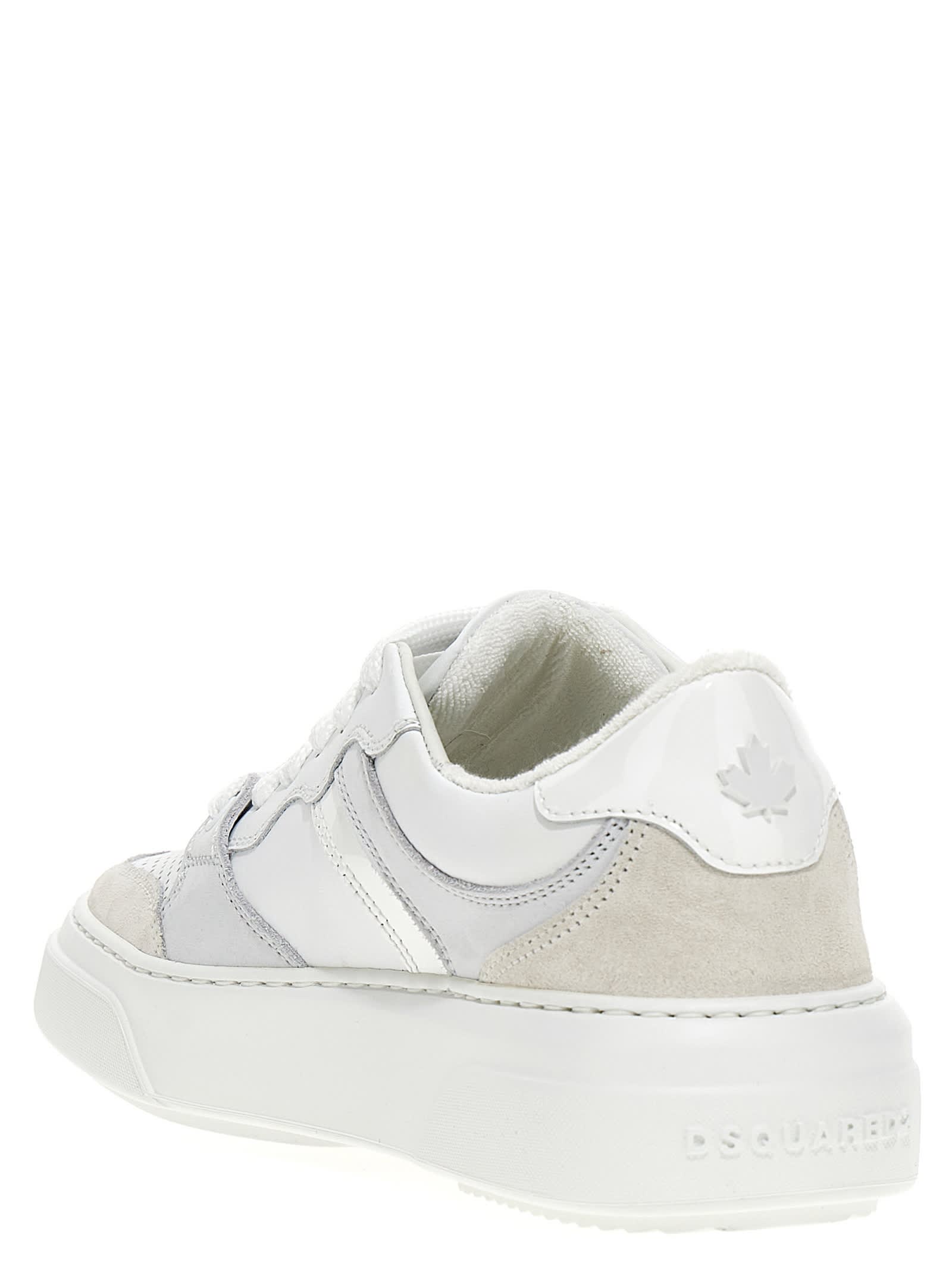 Shop Dsquared2 Bumper Sneakers In White