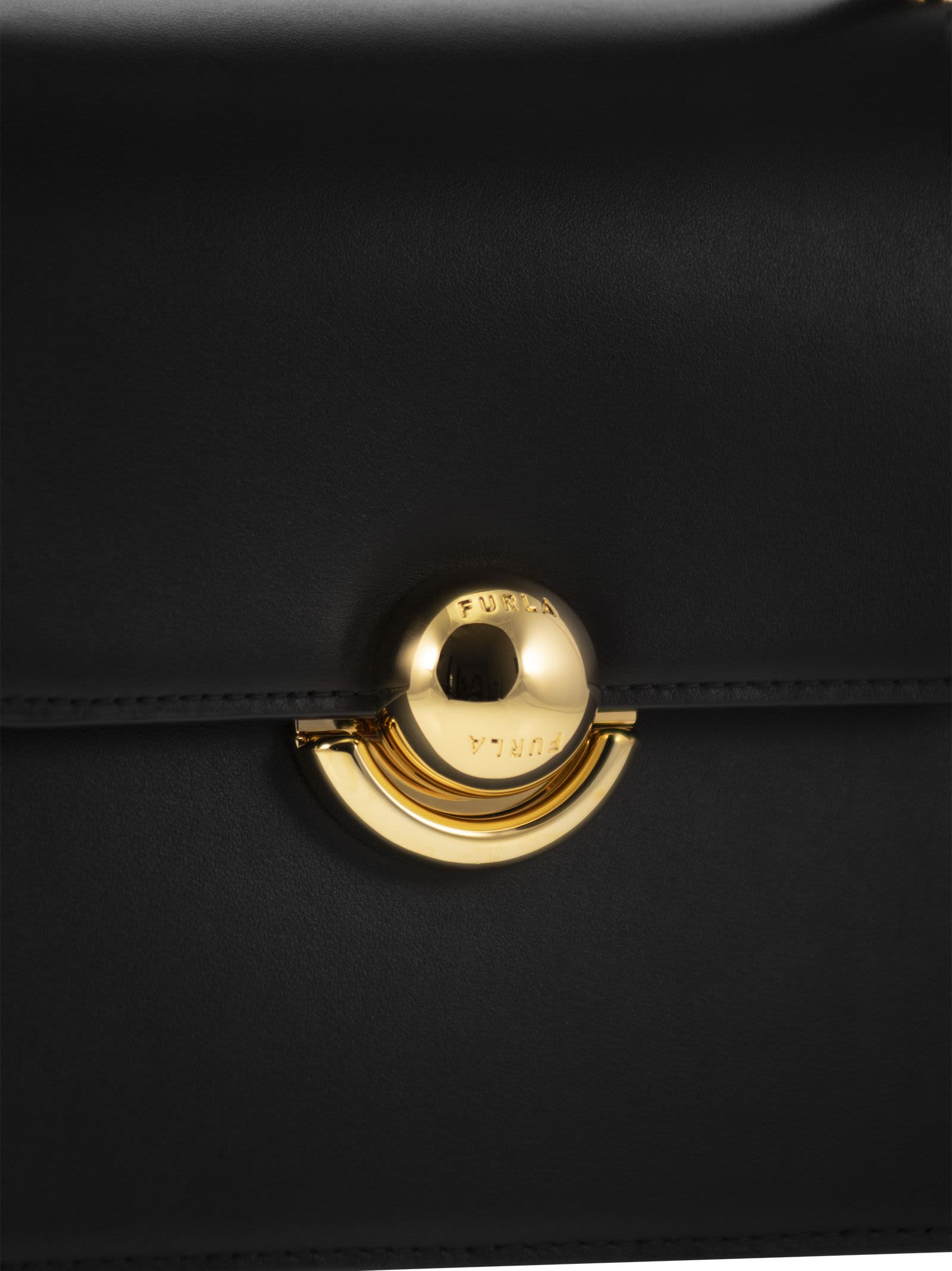 Shop Furla Sfera Mini Crossbody Bag In Black