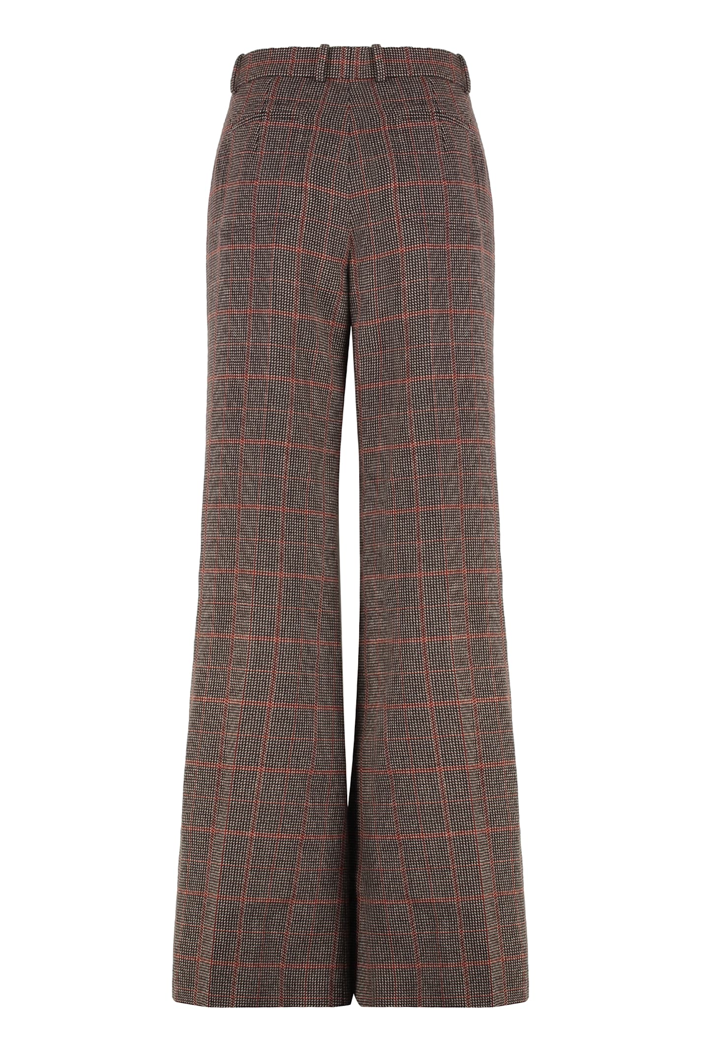 Chloé Flared Trousers In Brown