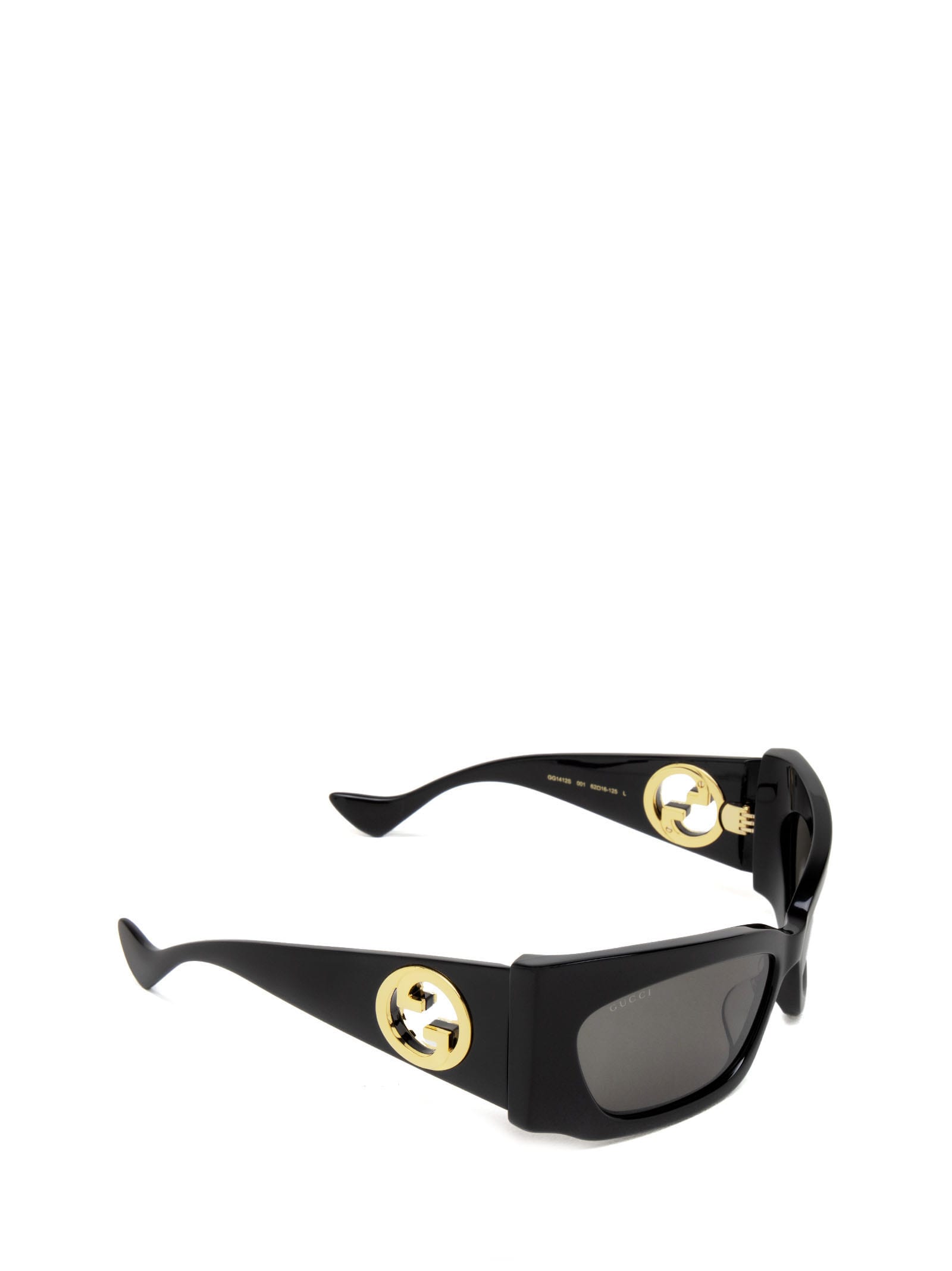 Shop Gucci Gg1412s Black Sunglasses