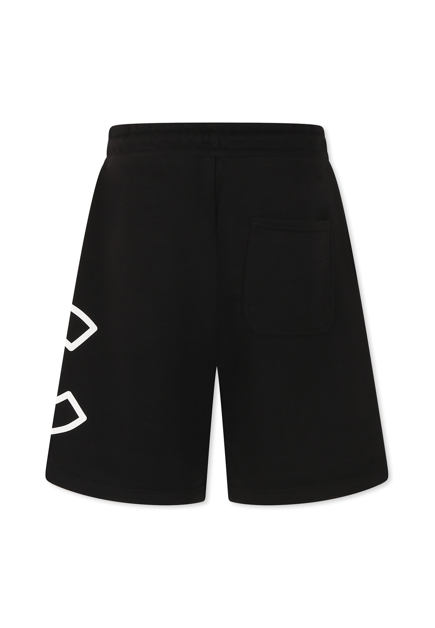 Marc Jacobs Black Shorts For Boy With Logo In Black