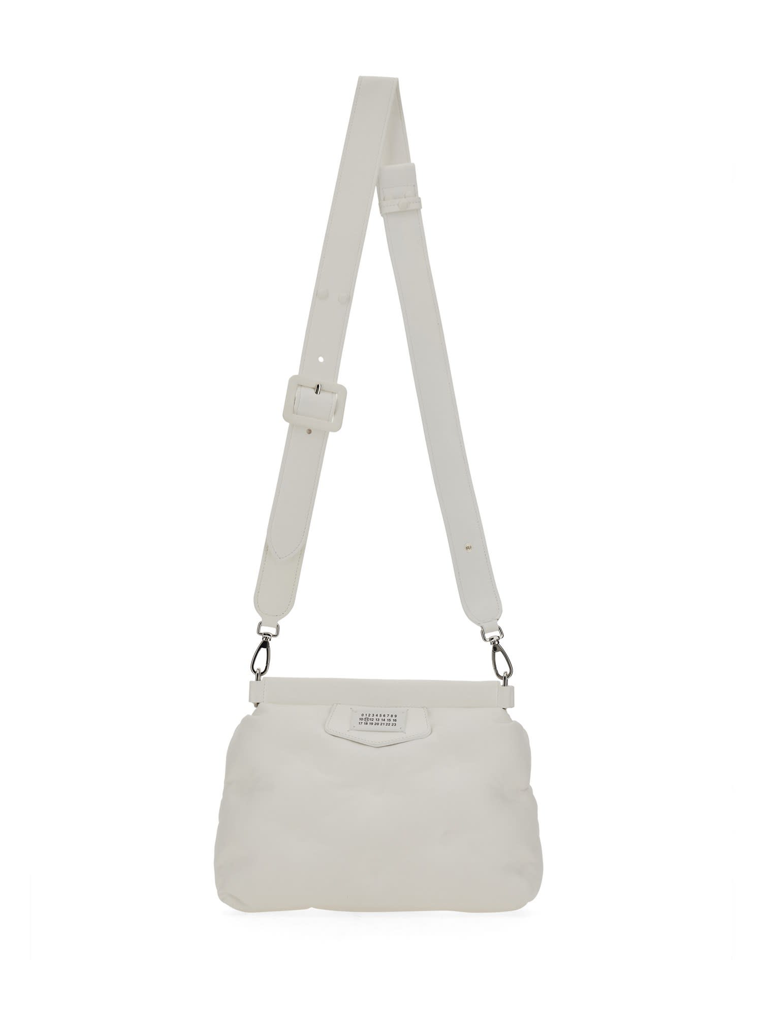 Maison Margiela Glam Slam Classique Bag Small In White | ModeSens