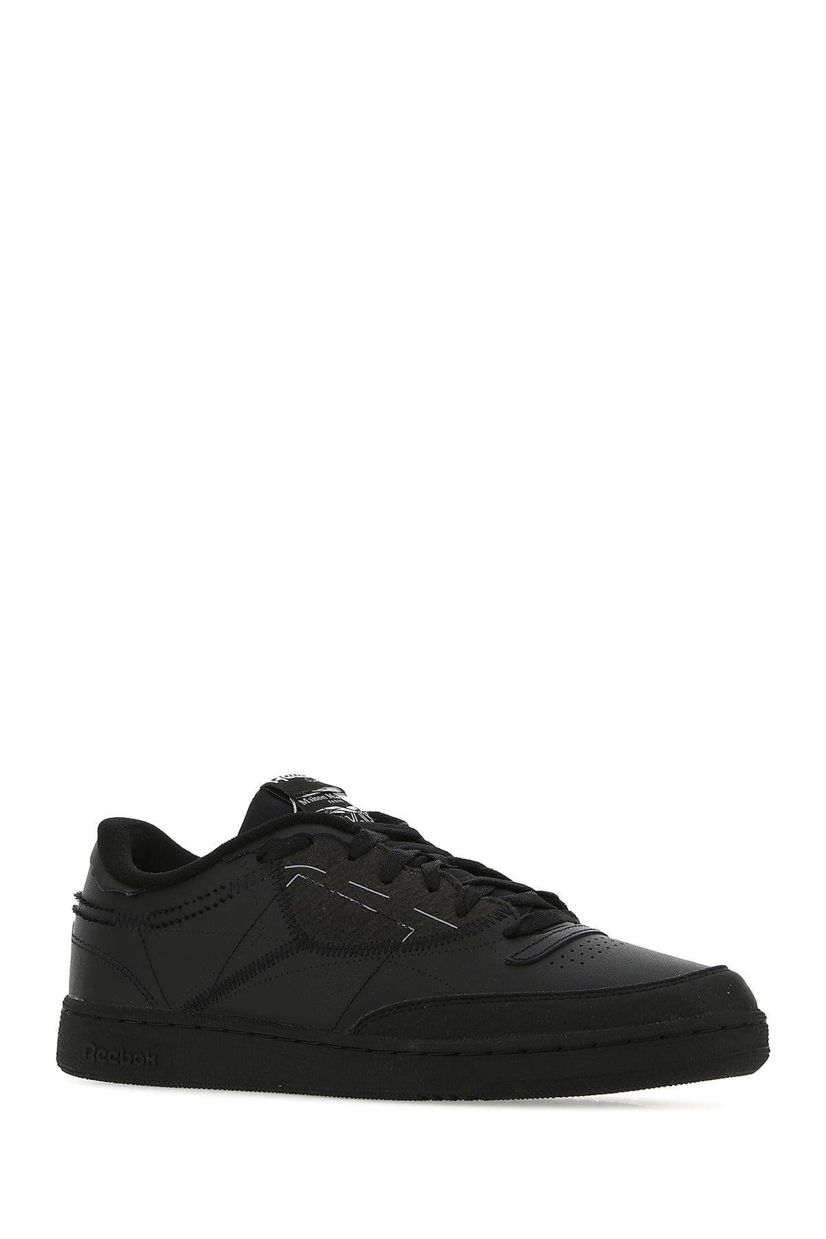 Shop Reebok Black Leather And Fabric Project 0 Cc Memory Of Sneakers In Blackftwwhtblack