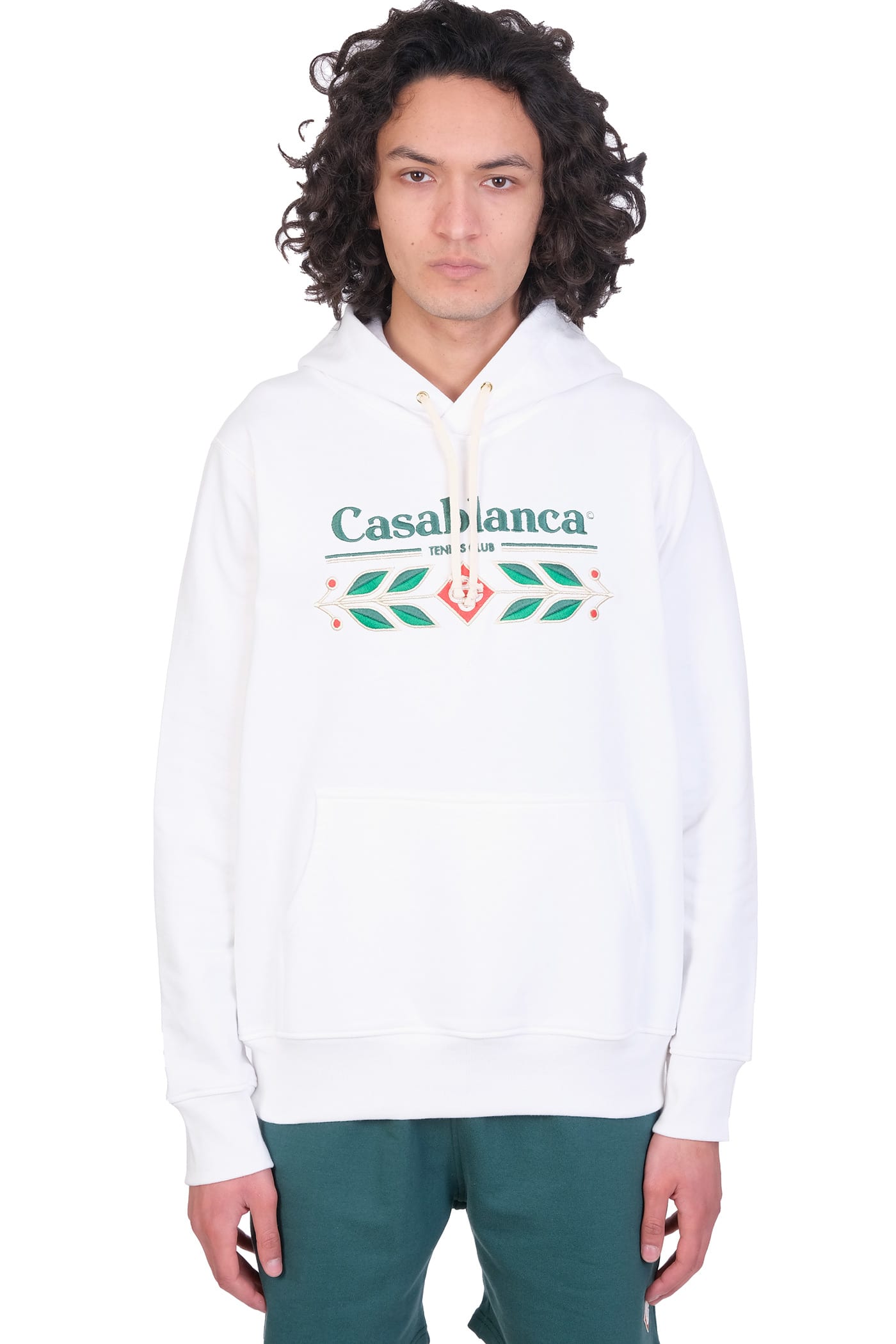 Casablanca Sweatshirt In White Cotton