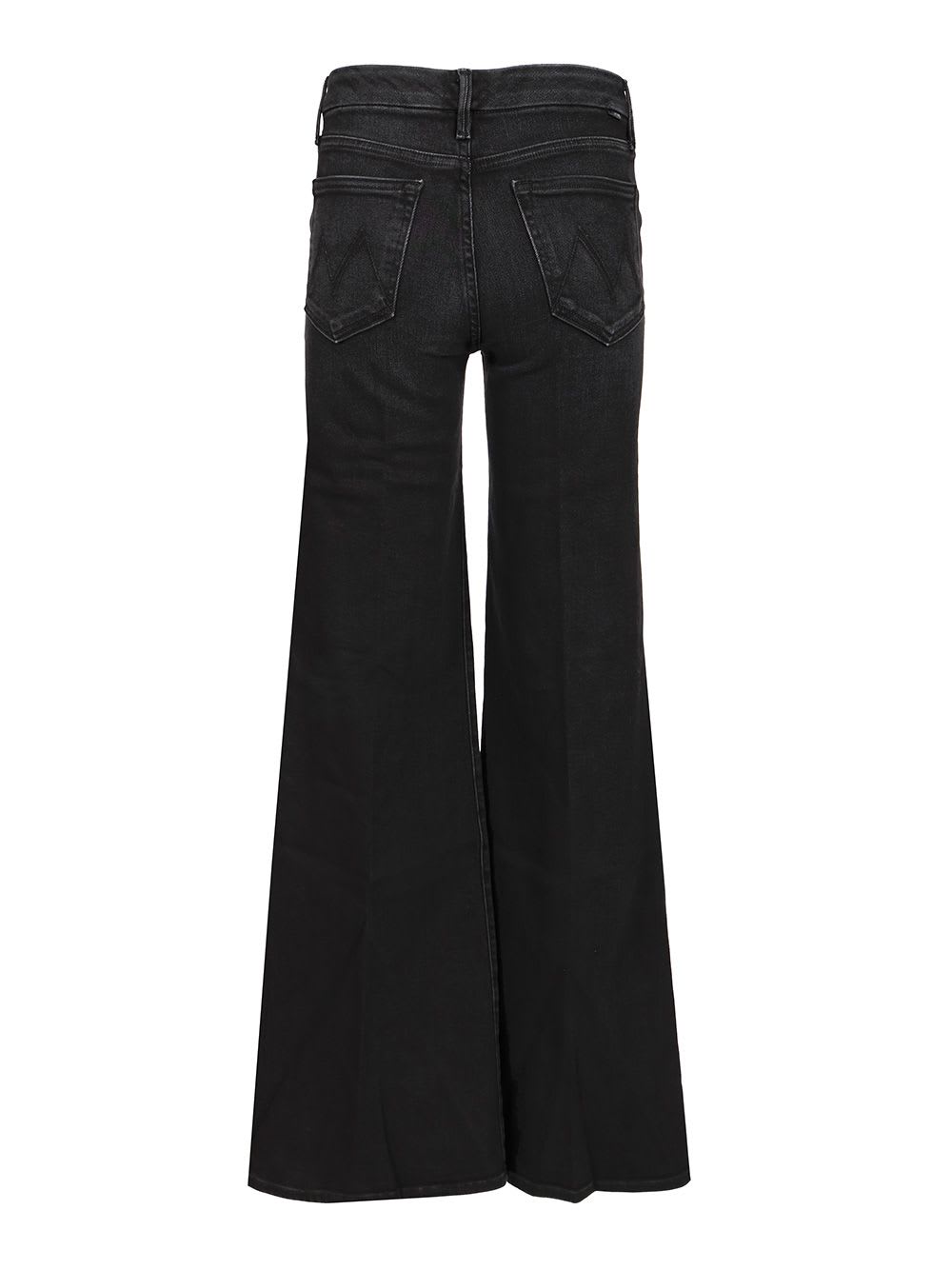 Mother The Roller Sneak Denim Jeans In Black