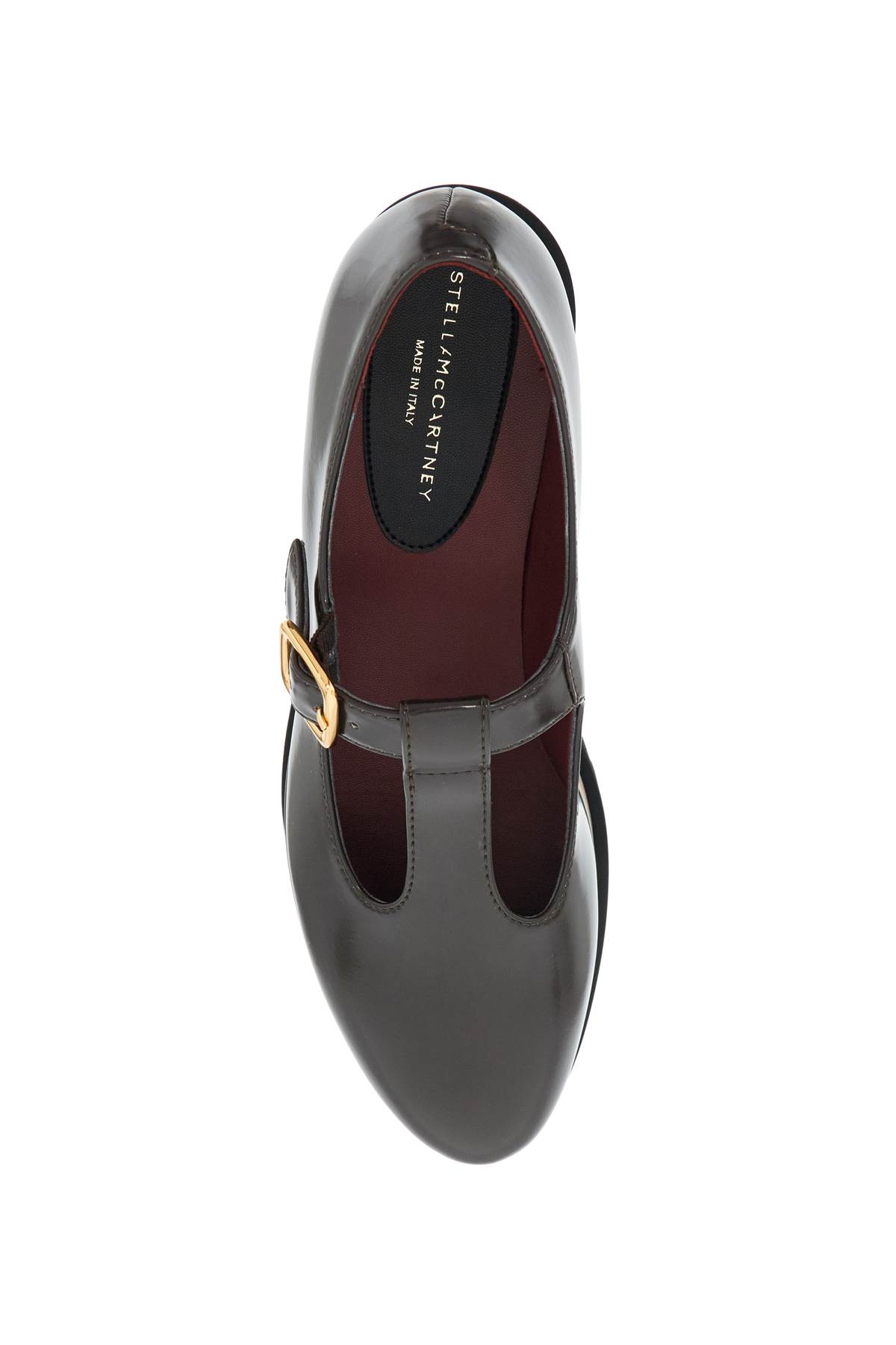 Stella Mccartney Flats In Coffee (brown)