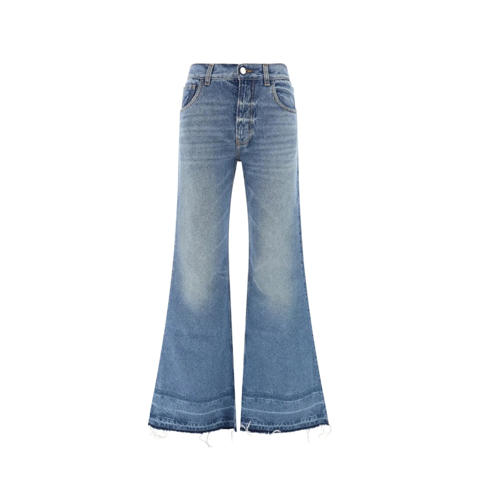 Shop Chloé Bootcut Jeans In Blue