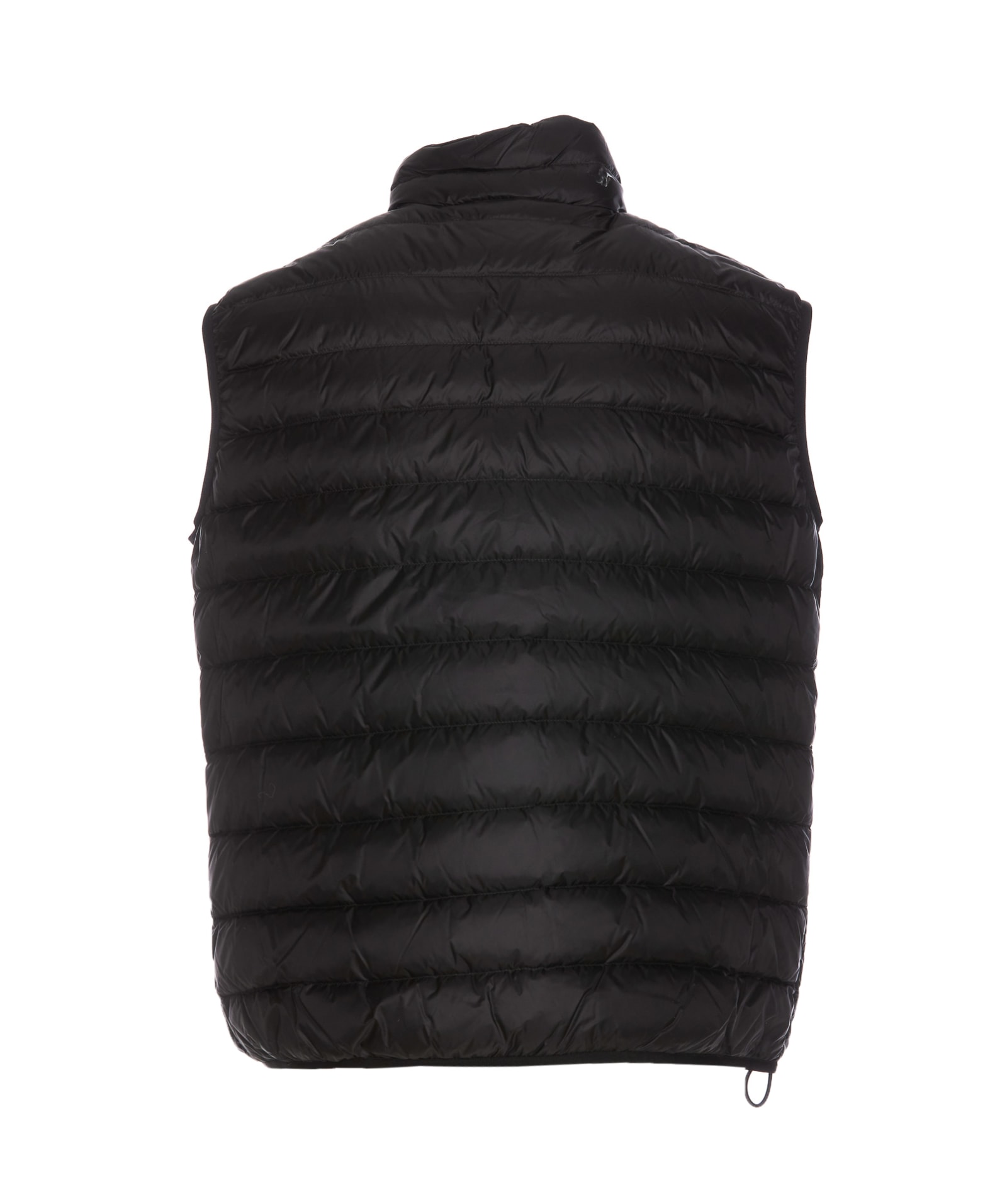 Shop Palm Angels Classic Logo Padded Vest In Black