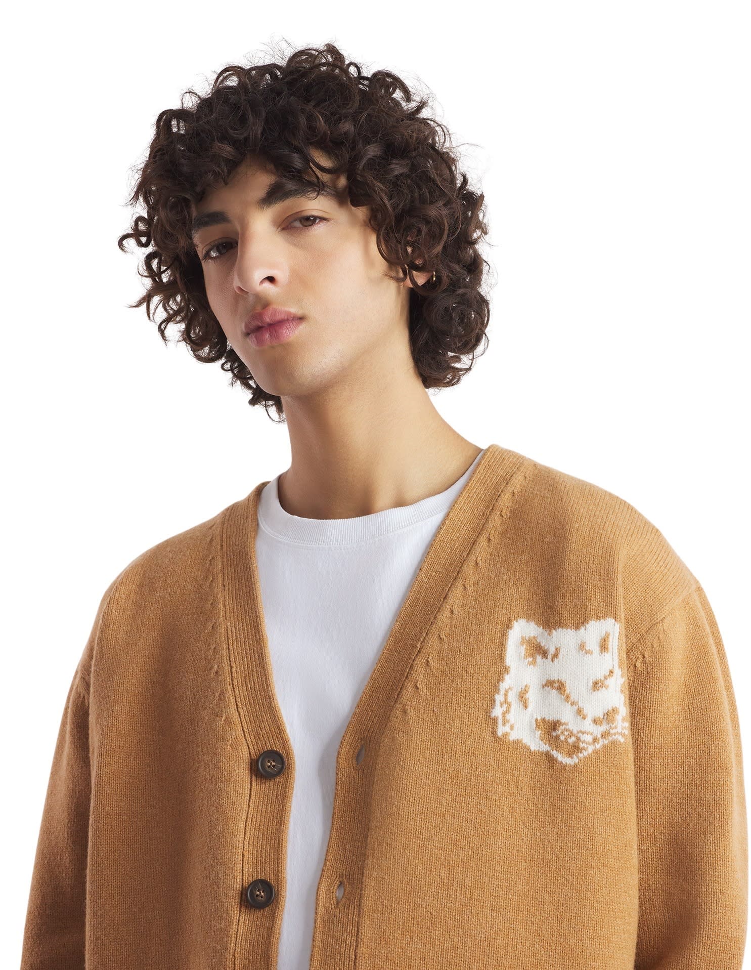 Maison Kitsuné Sequoia Wool Clothing Sweaters In Sequoia