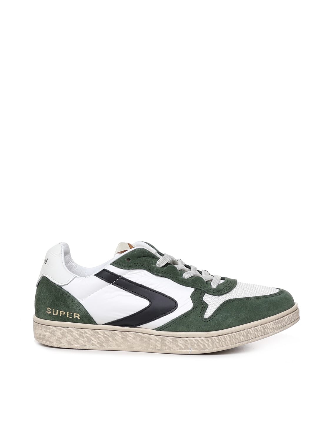 Valsport Super Nylon 03 Sneakers In White, Green, Black
