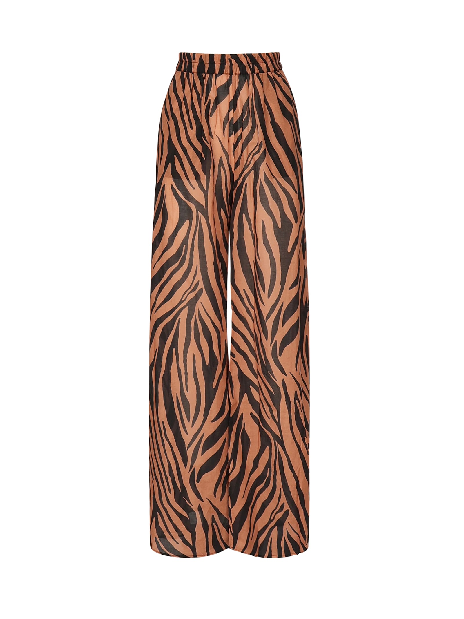 Wiley Wide Leg Zebra Print Pants