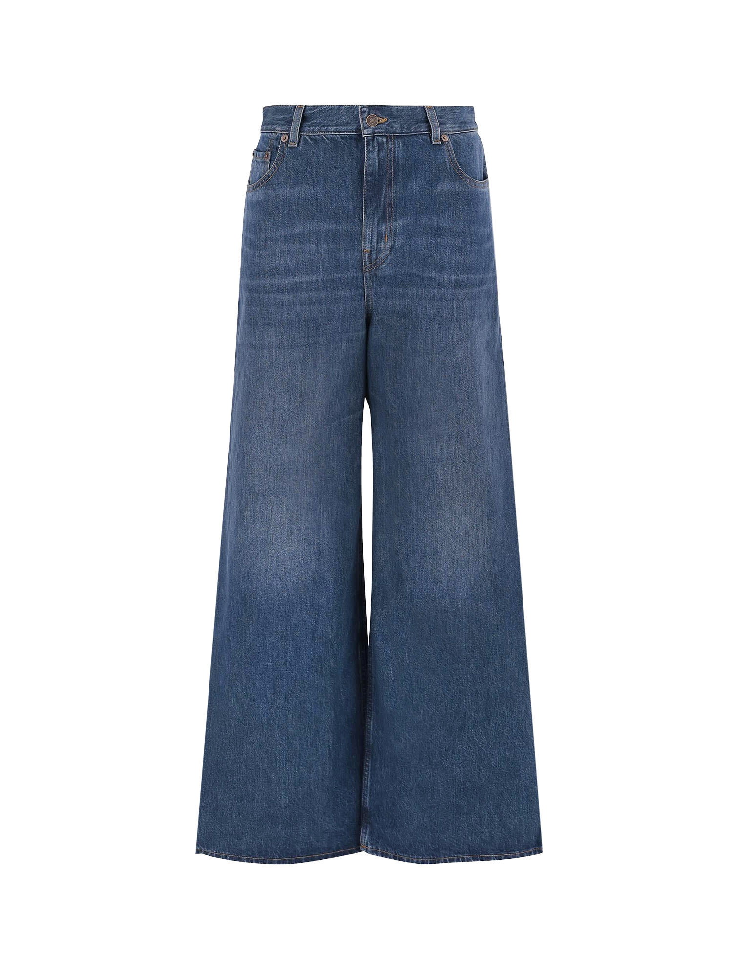 Chloé Wide Leg Jeans In Blue