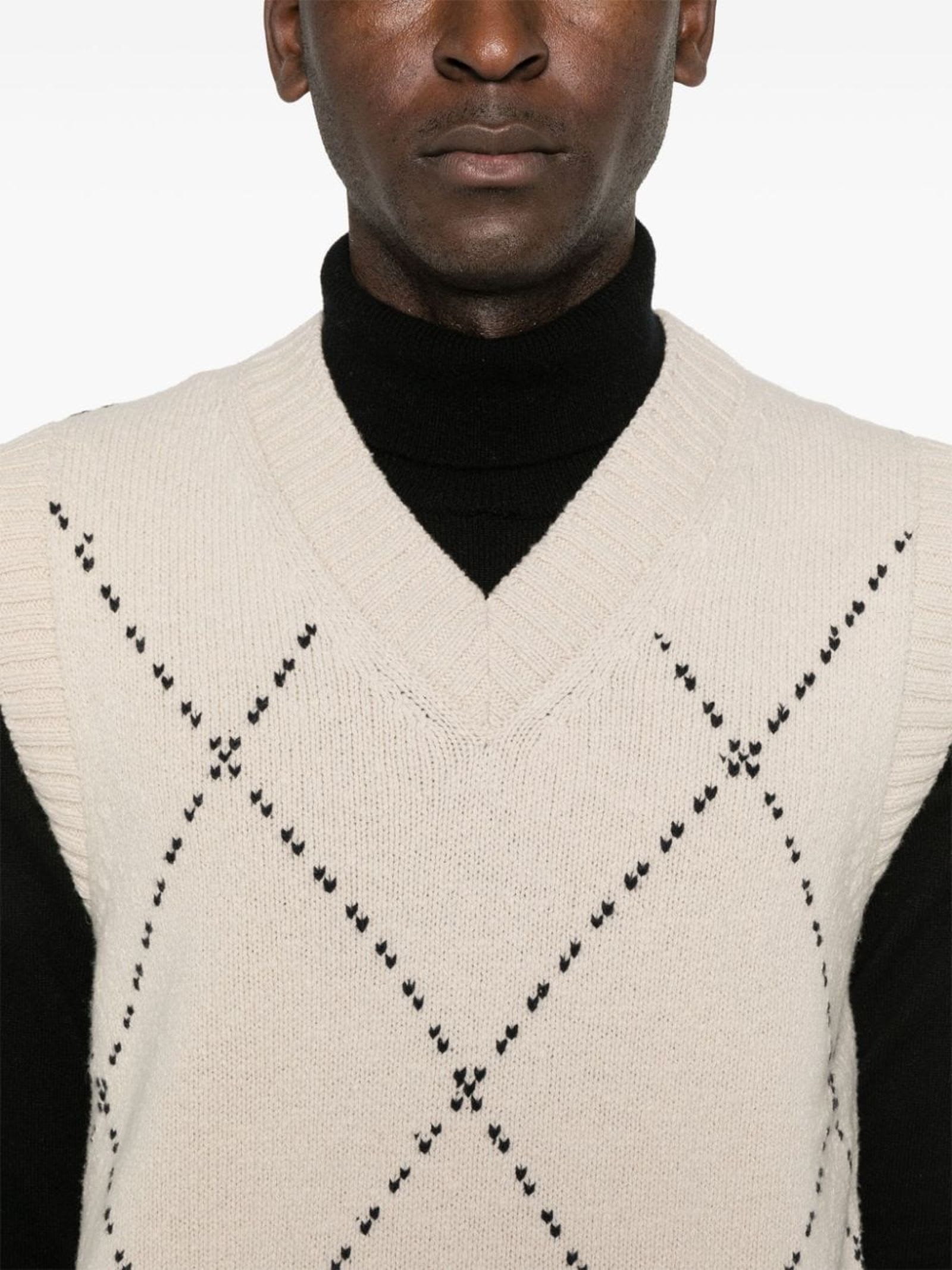 Shop Eleventy Beige Wool Sweater