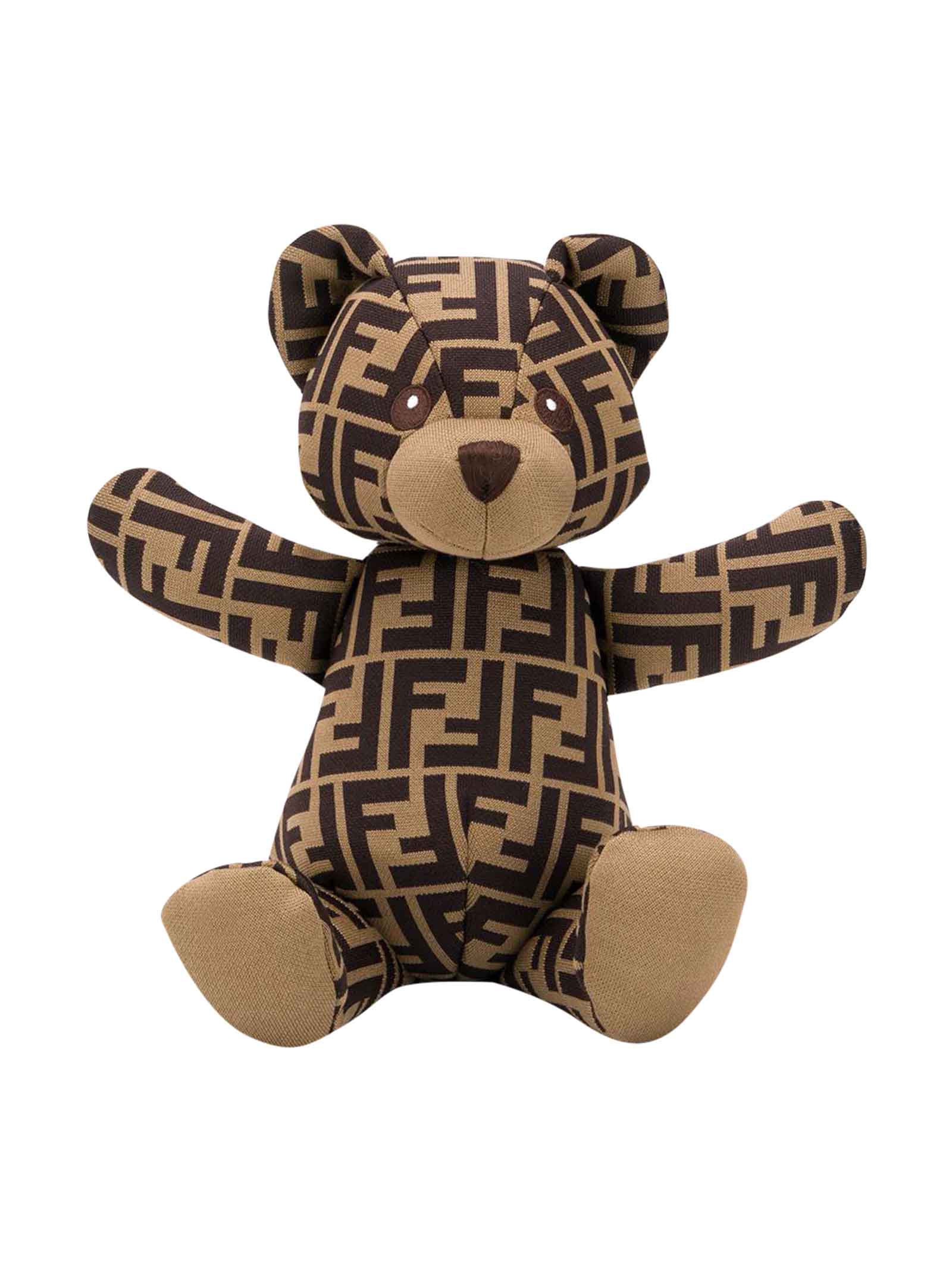 Fendi Teddy Bear With Print