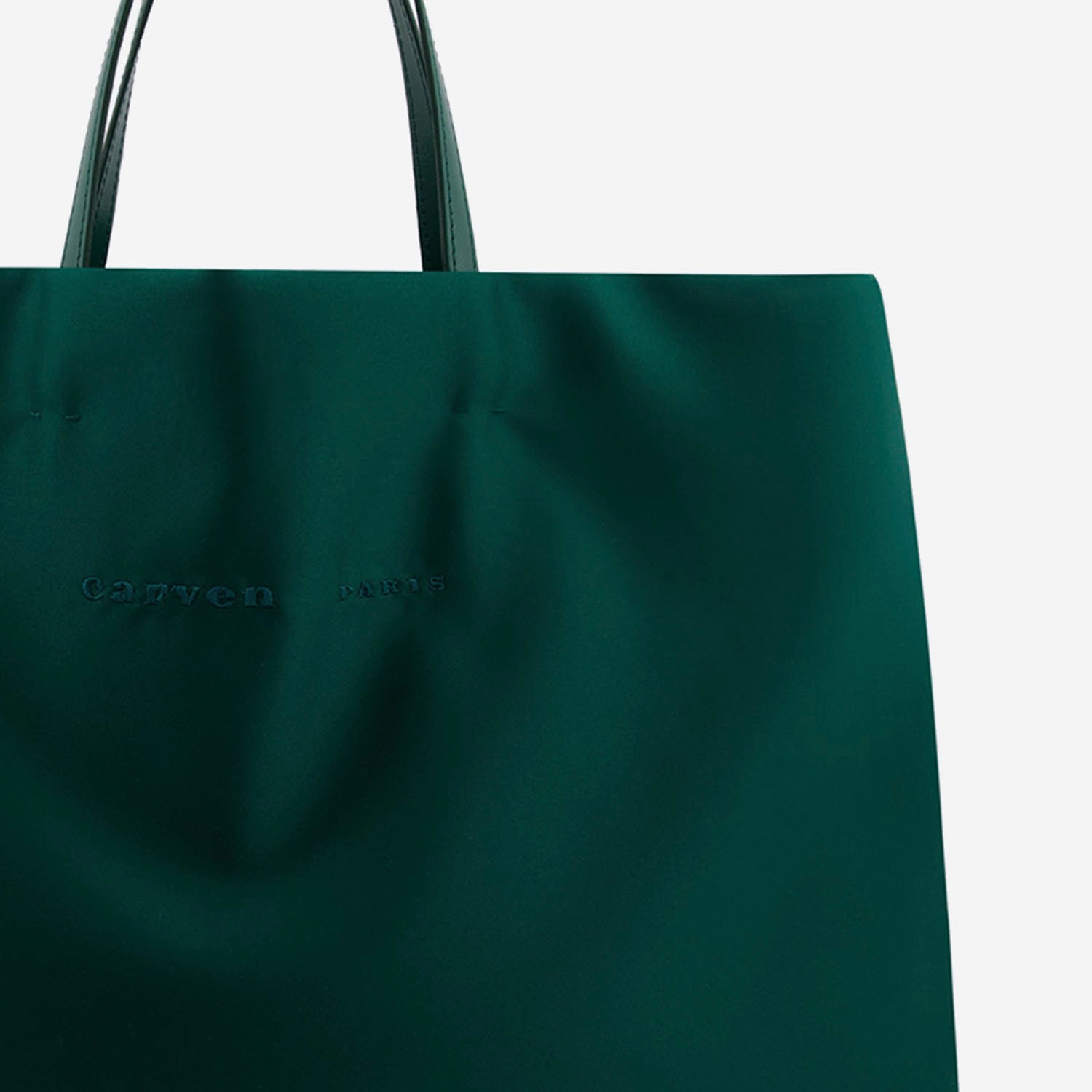 CARVEN SATIN JEANNE TOTE BAG