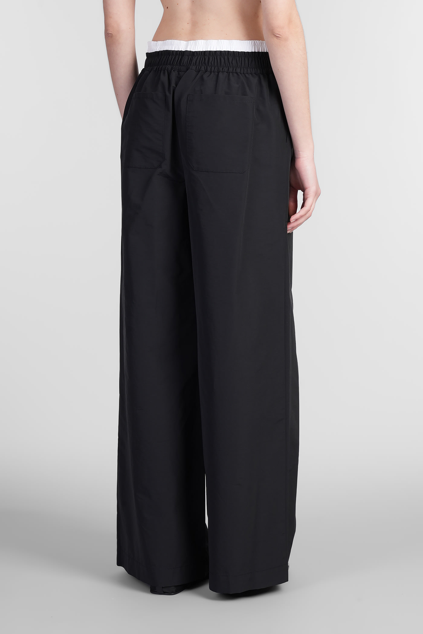 Simkhai Olly Double Waistband Pant In Black
