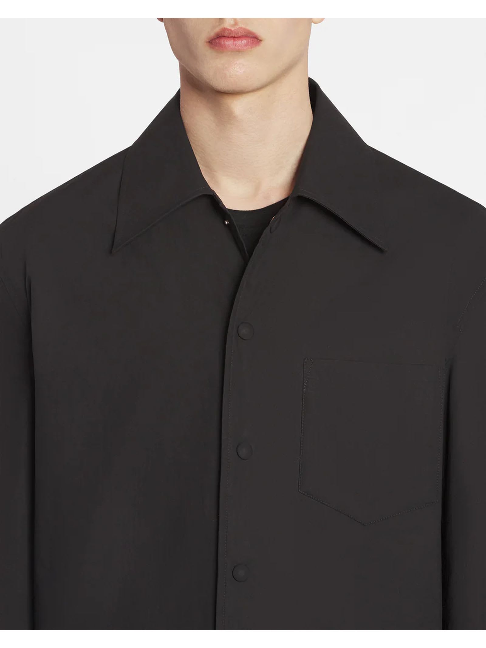 Shop Lanvin Shirts Black