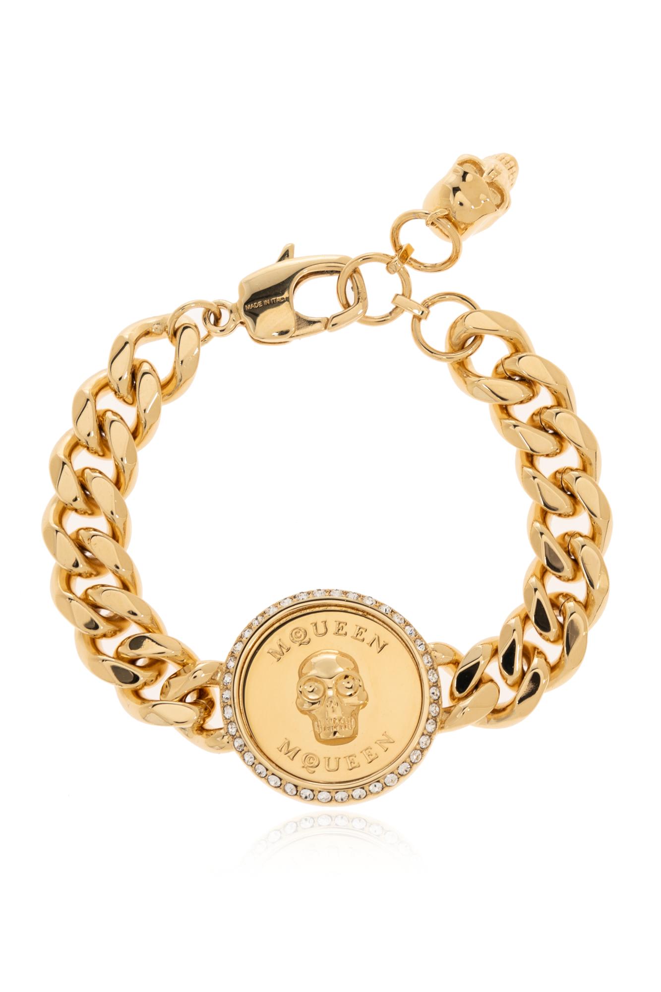 Alexander Mcqueen Brass Bracelet