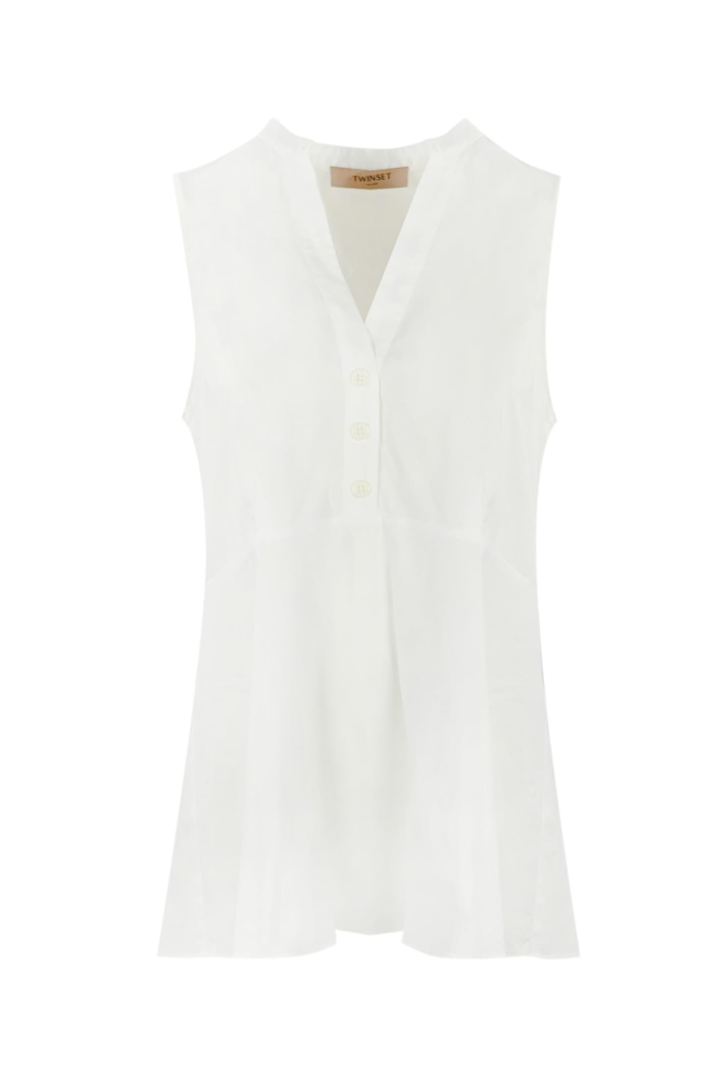 Twinset Handle Bag In Bianco Ottico