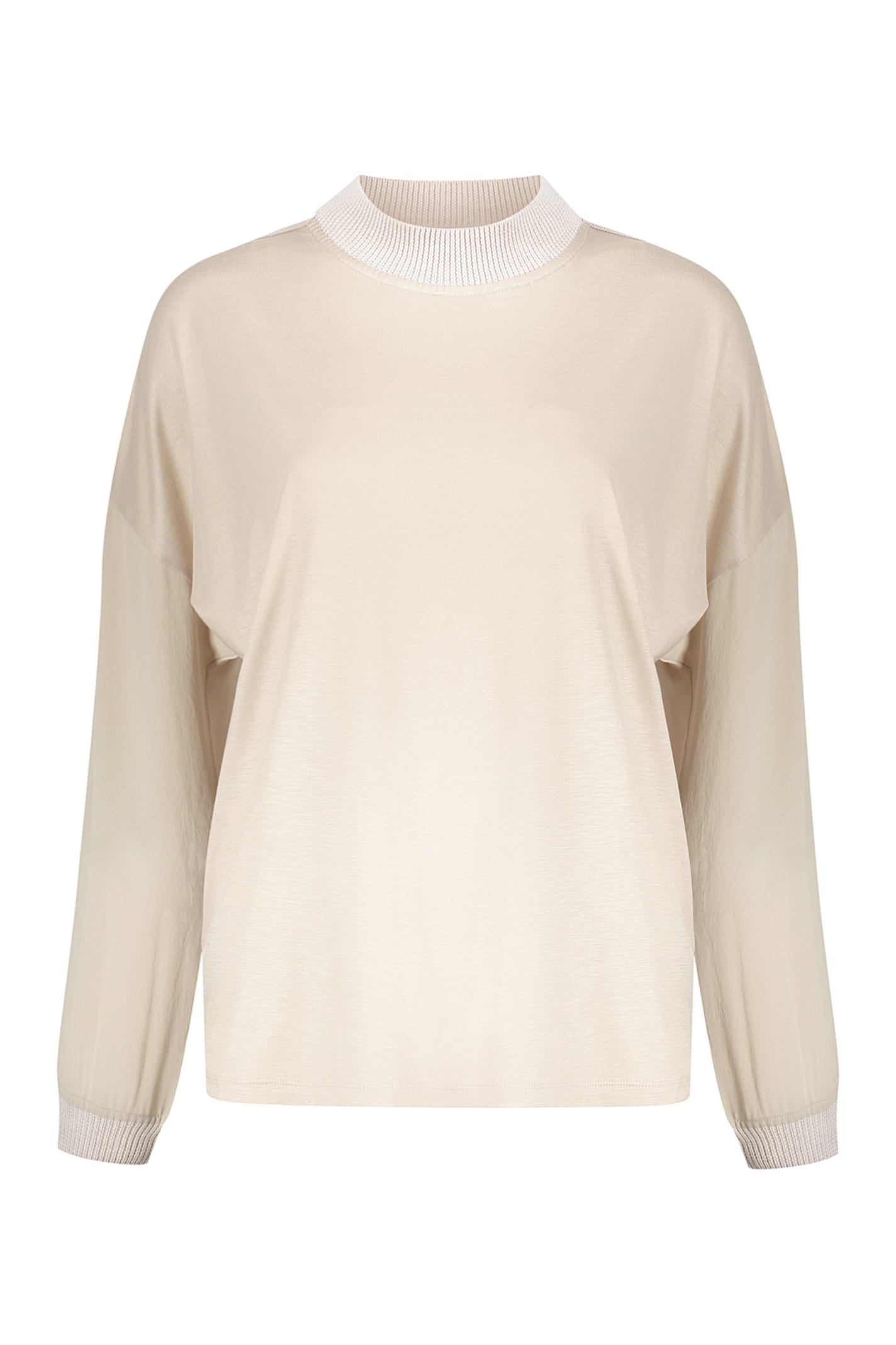 Crew-neck Blouse