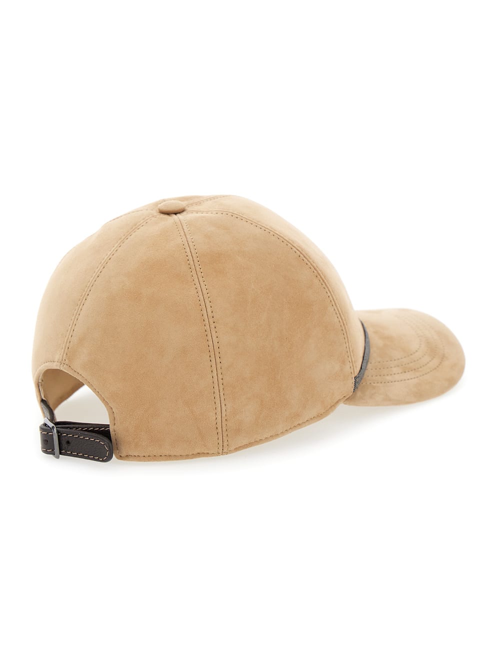 Shop Brunello Cucinelli Cappello Di Pelle In Beige