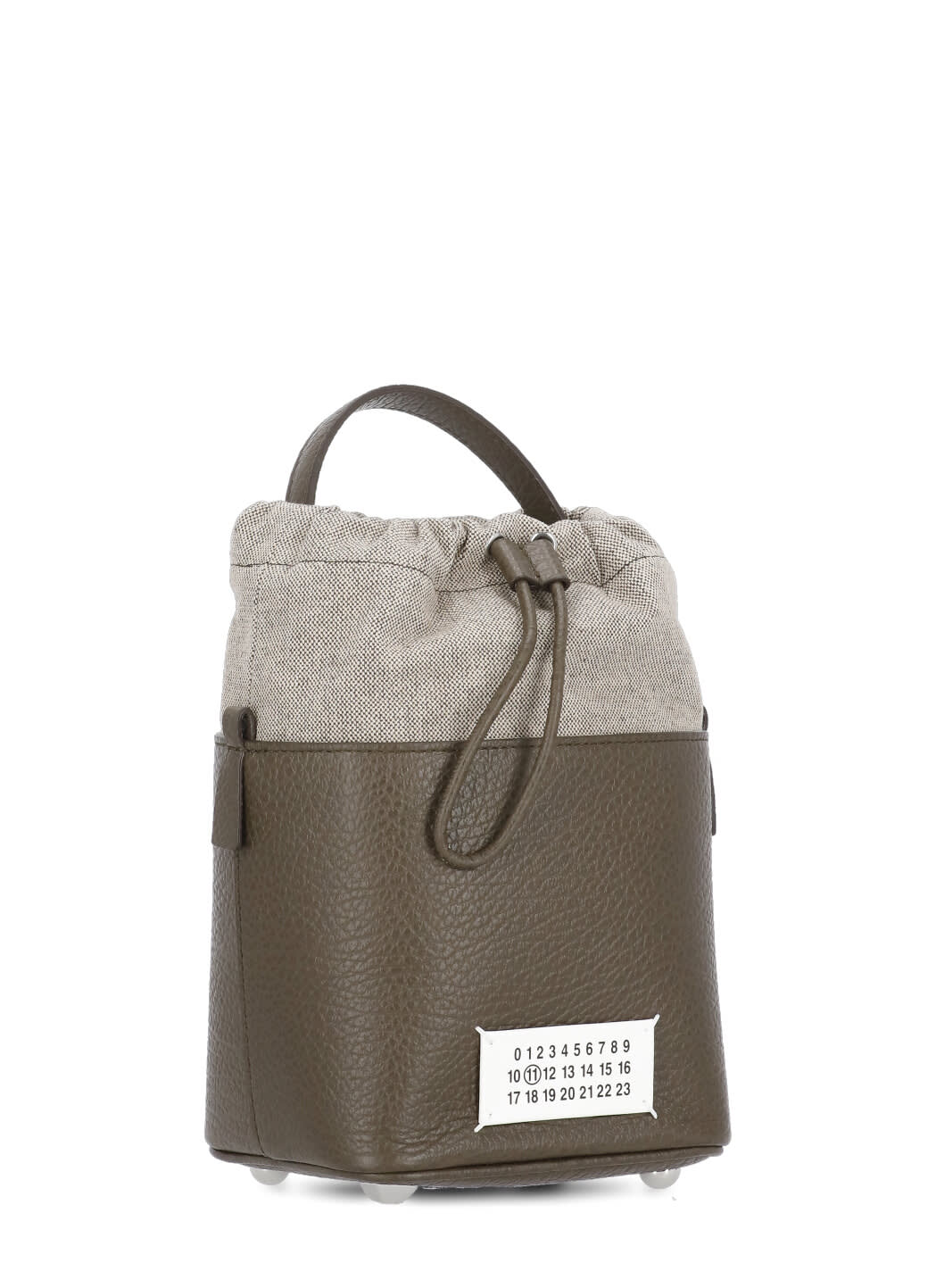 Shop Maison Margiela 5ac Bucket Bag In Brown