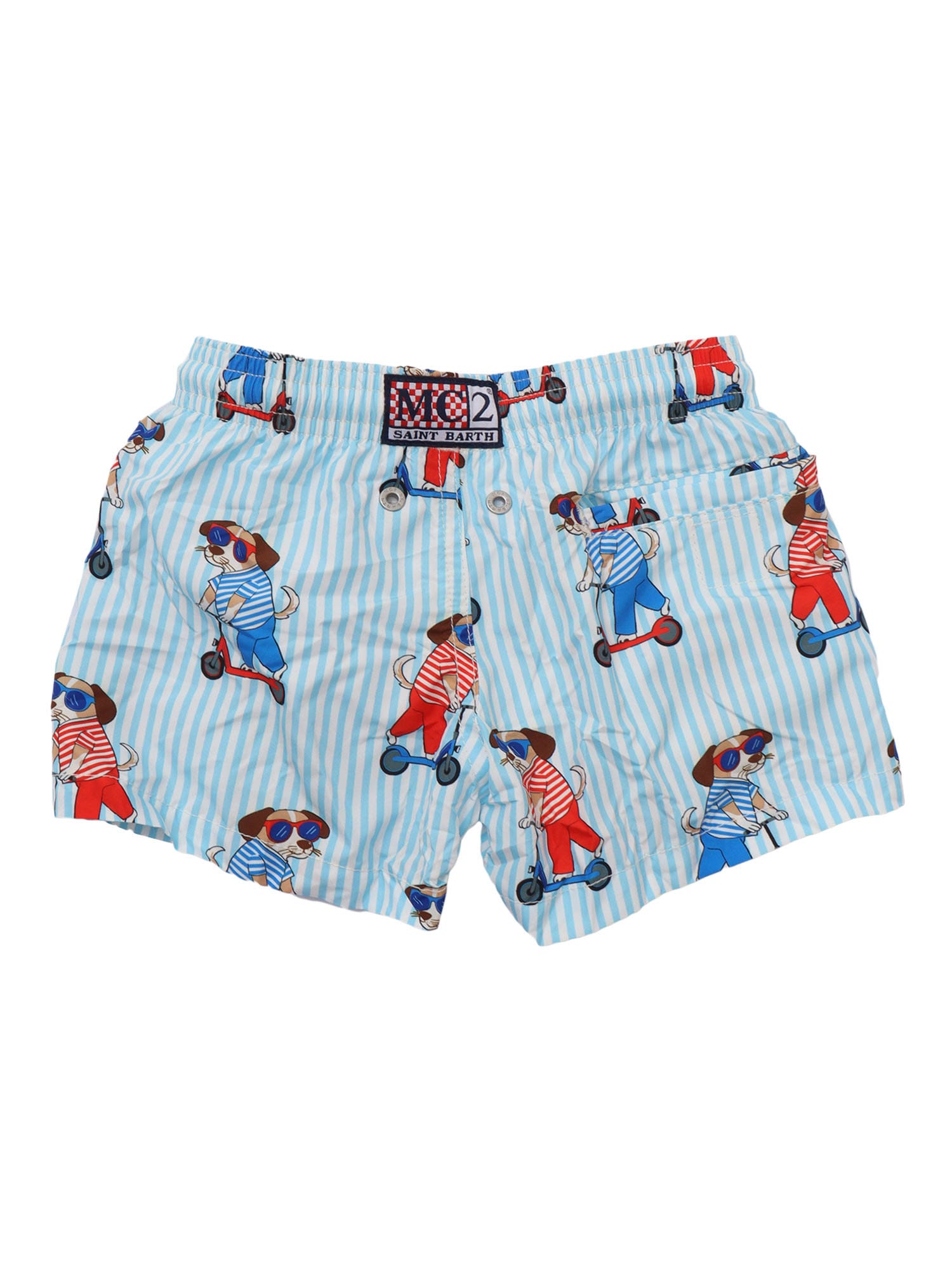 Mc2 Saint Barth Jean Lighting Swim Shorts In Multi