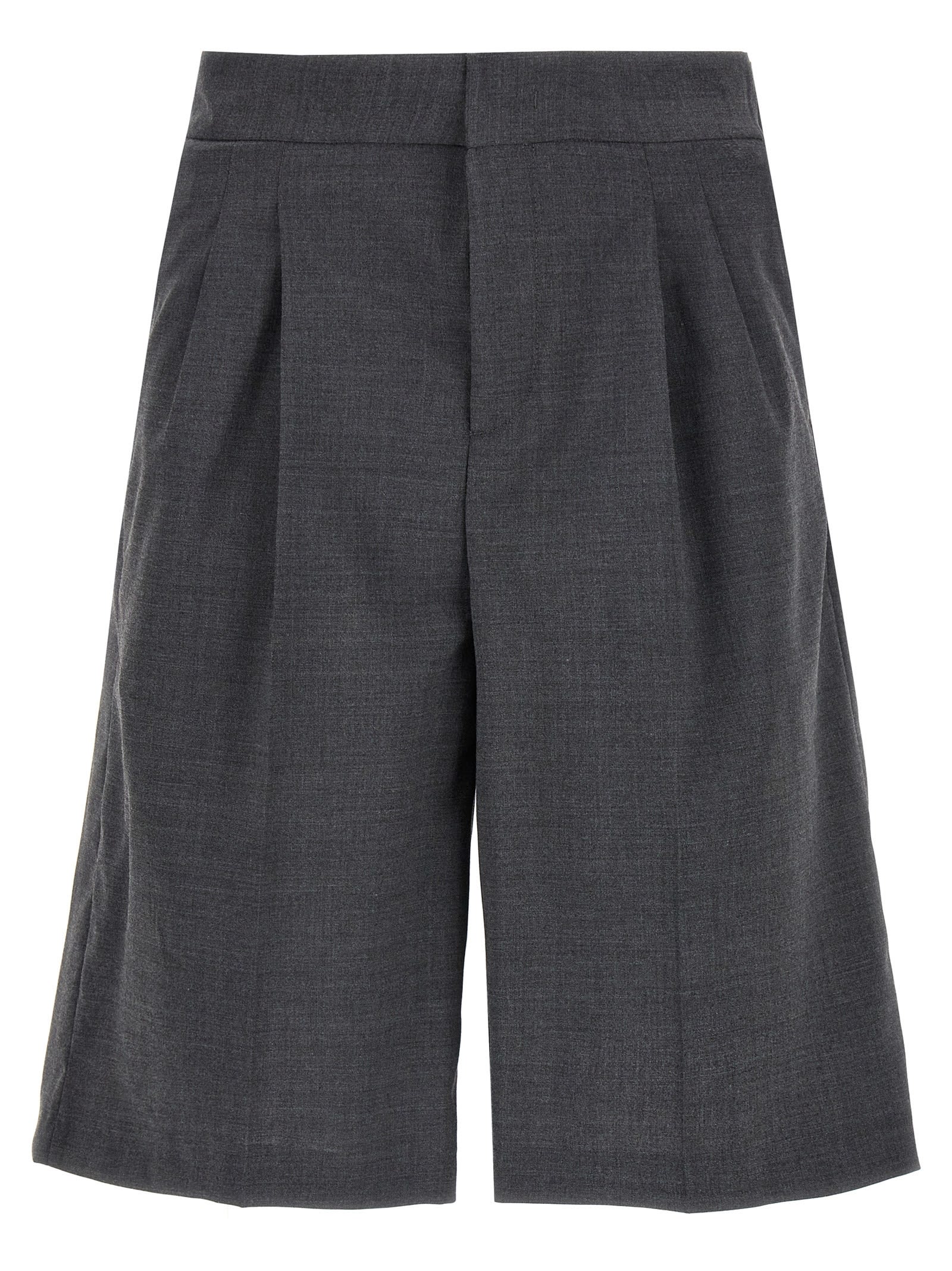 Techno Wool Bermuda Shorts