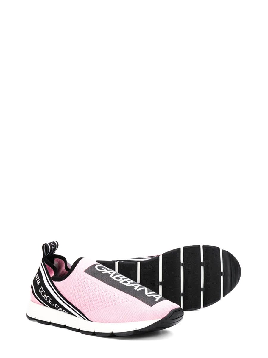 Shop Dolce & Gabbana Sneaker Slip On In Pink