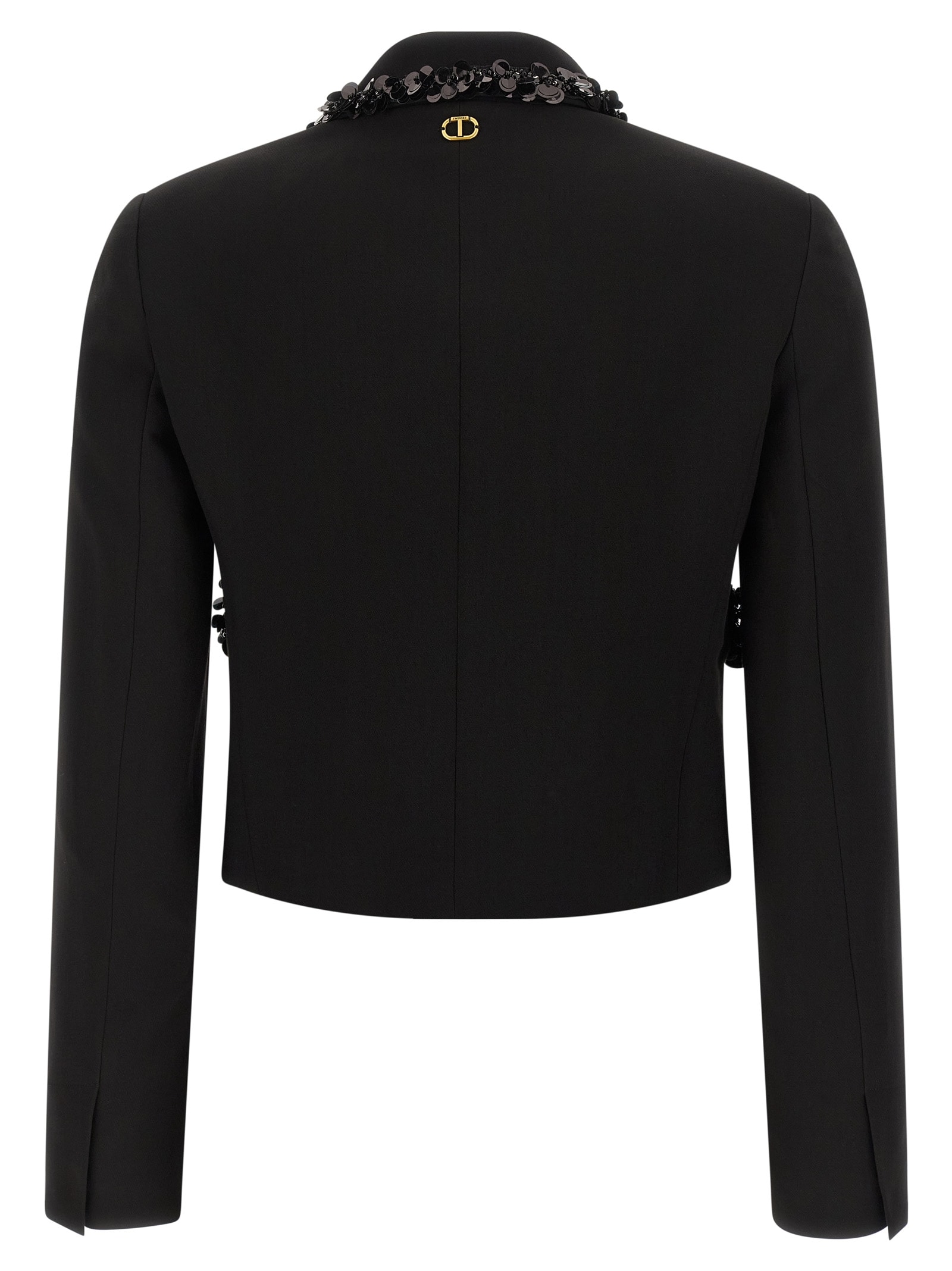 Twinset Bolero Blazer In Black