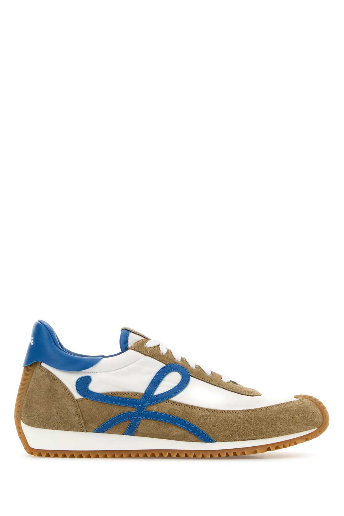 Multicolor Suede And Nylon Flow Runner Sneakers