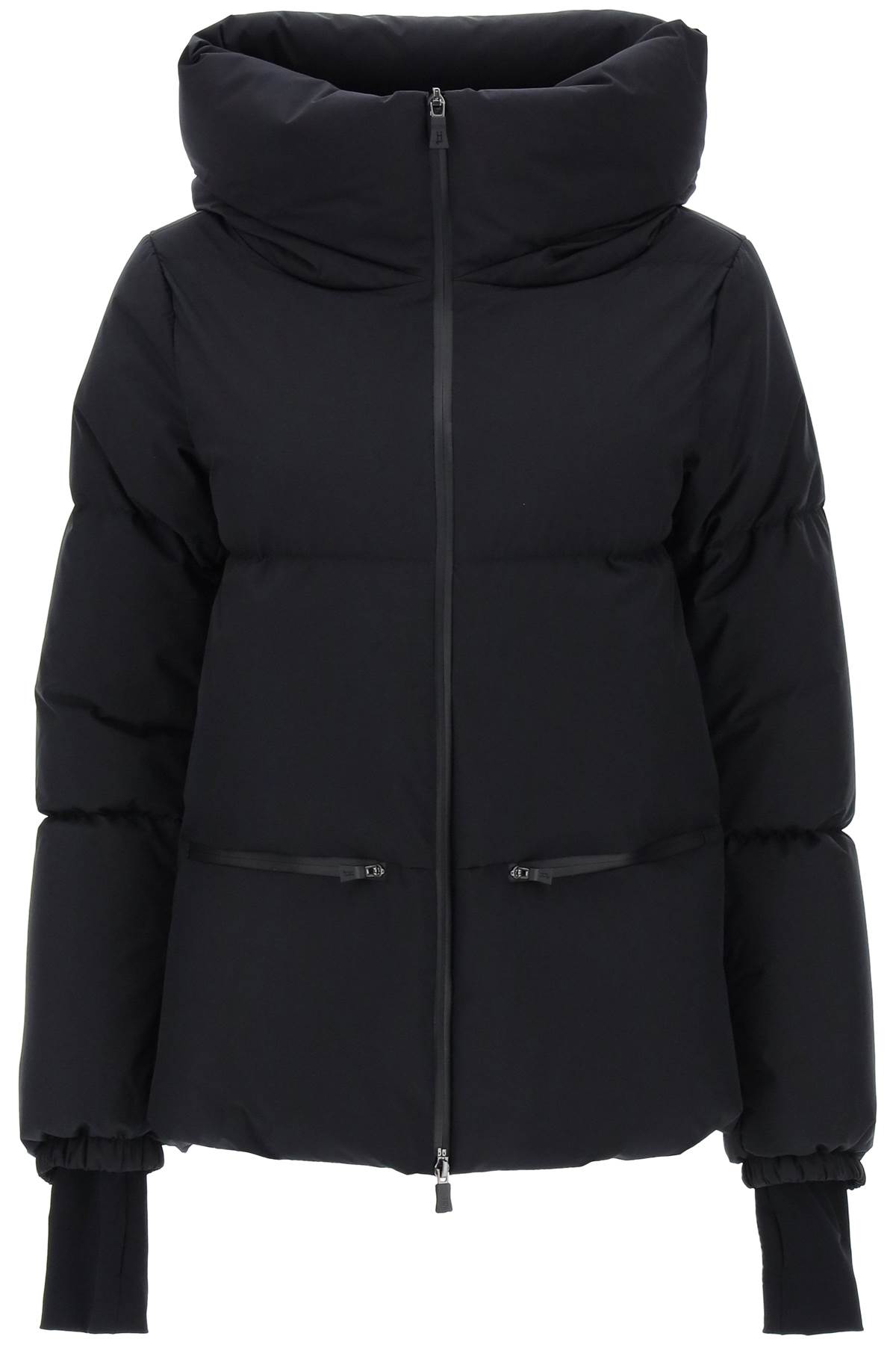 Shop Herno Down Jacket In Gore-tex Infinium Windstopper In Black