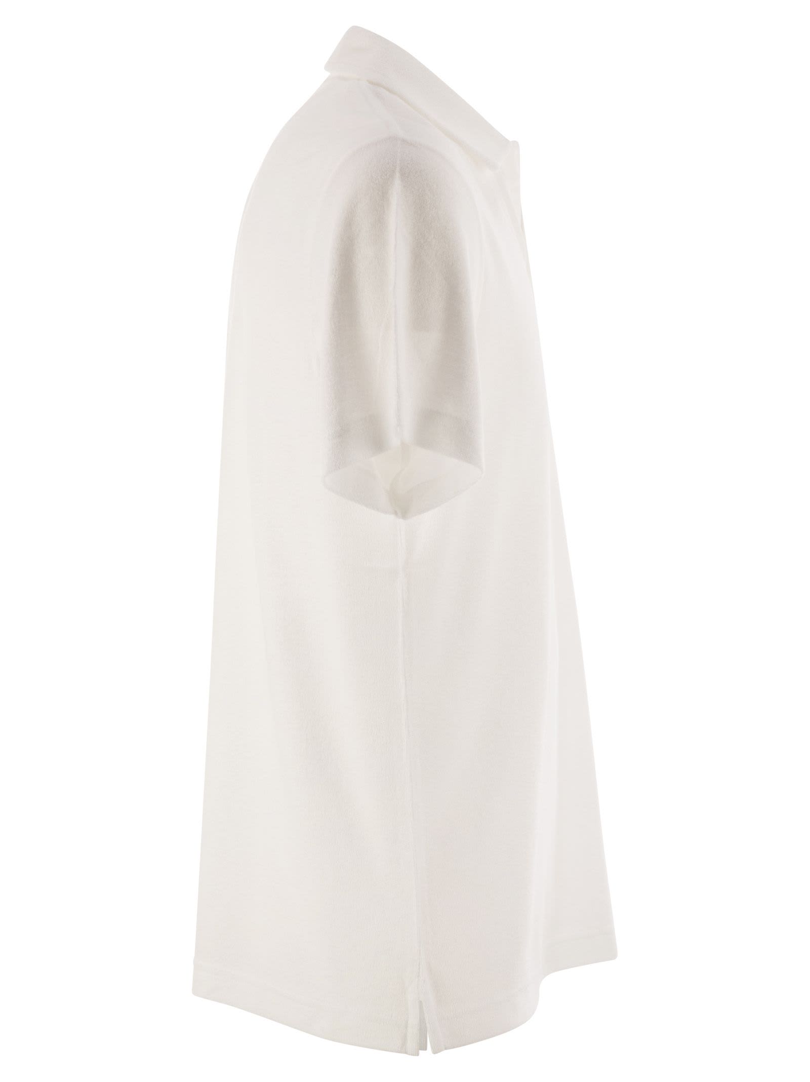 Mc2 Saint Barth Jeremy Cotton Terry Polo Shirt